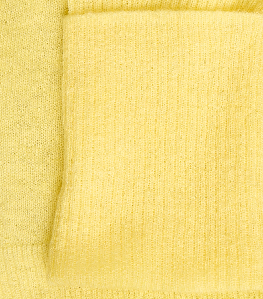 Wool-Alpaca-Blend Cardigan YELLOW Image 5