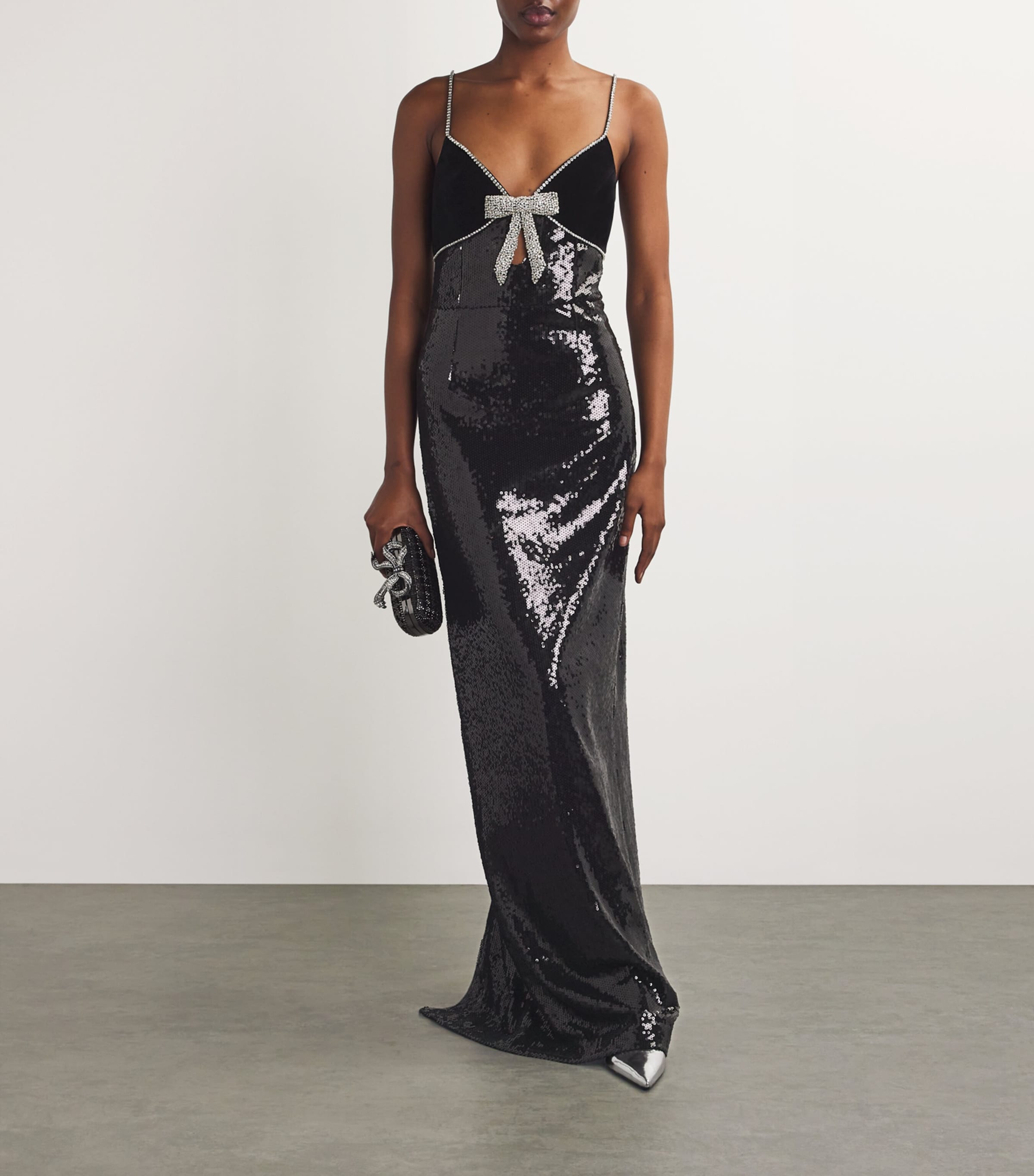 新作【Rebecca Vallance】x Nicky Hilton Lenal sequined gown Rebecca Vallance x Nicky Hilton Sequinned Lena Gown | Harrods UK