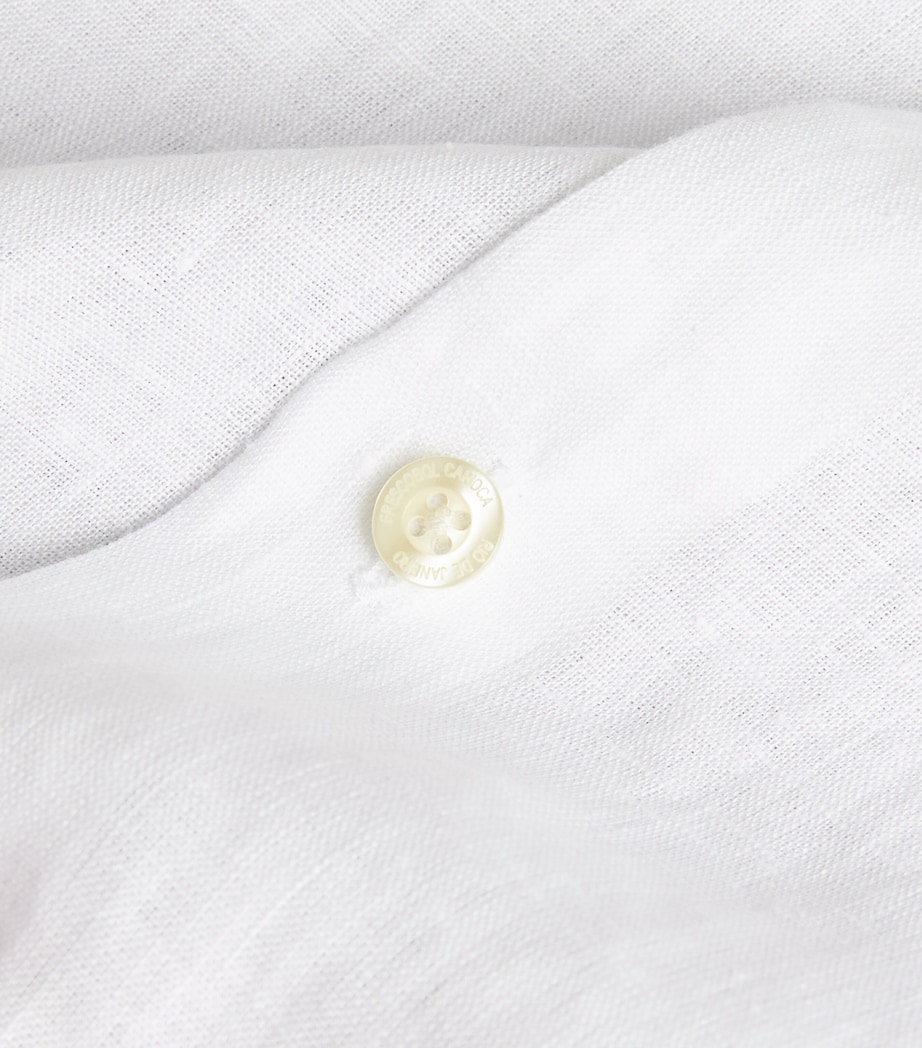 Linen Antonio Shirt WHITE Image 5