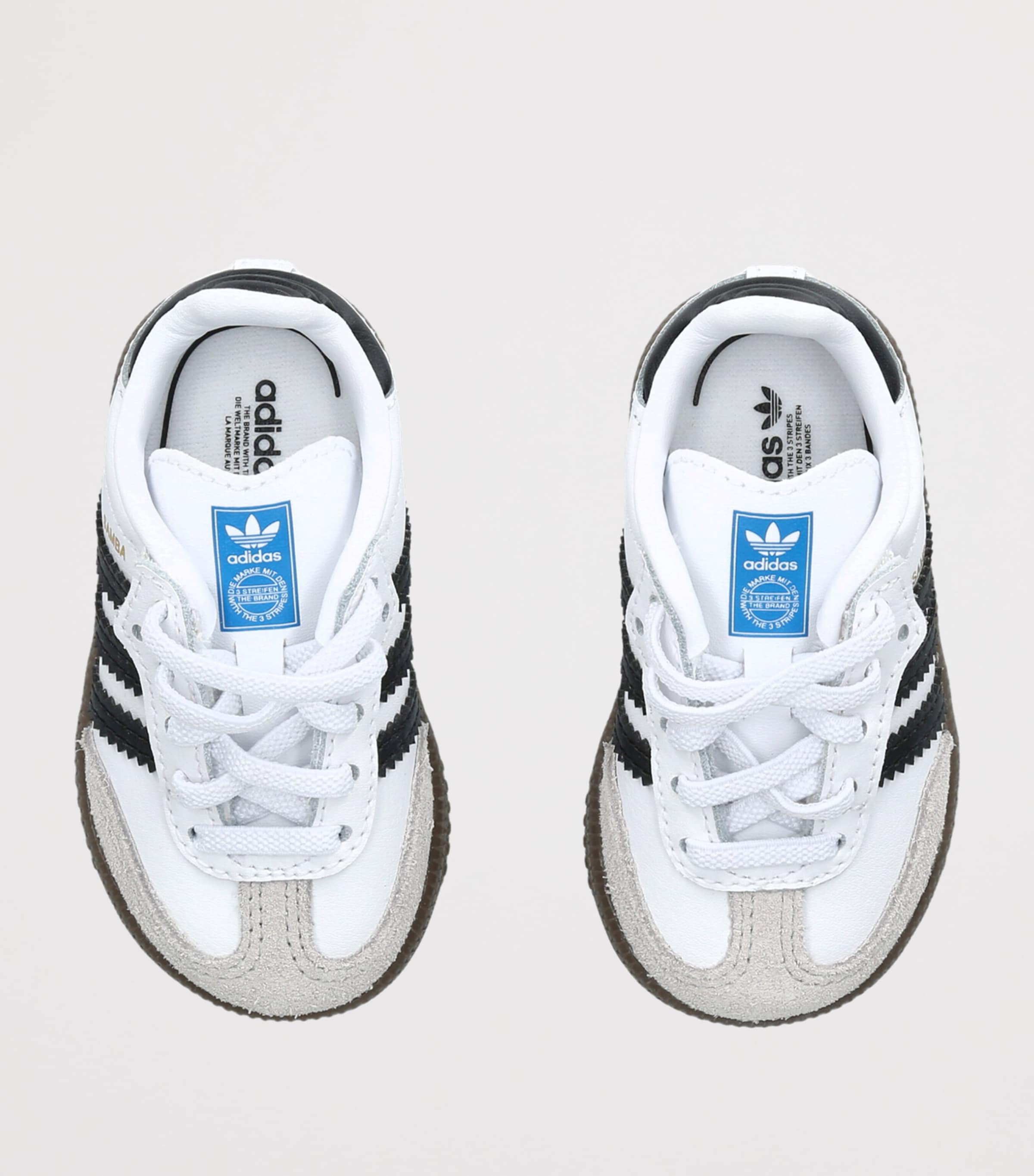 adidas Kids Leather Samba OG Sneakers White/blk Image 4
