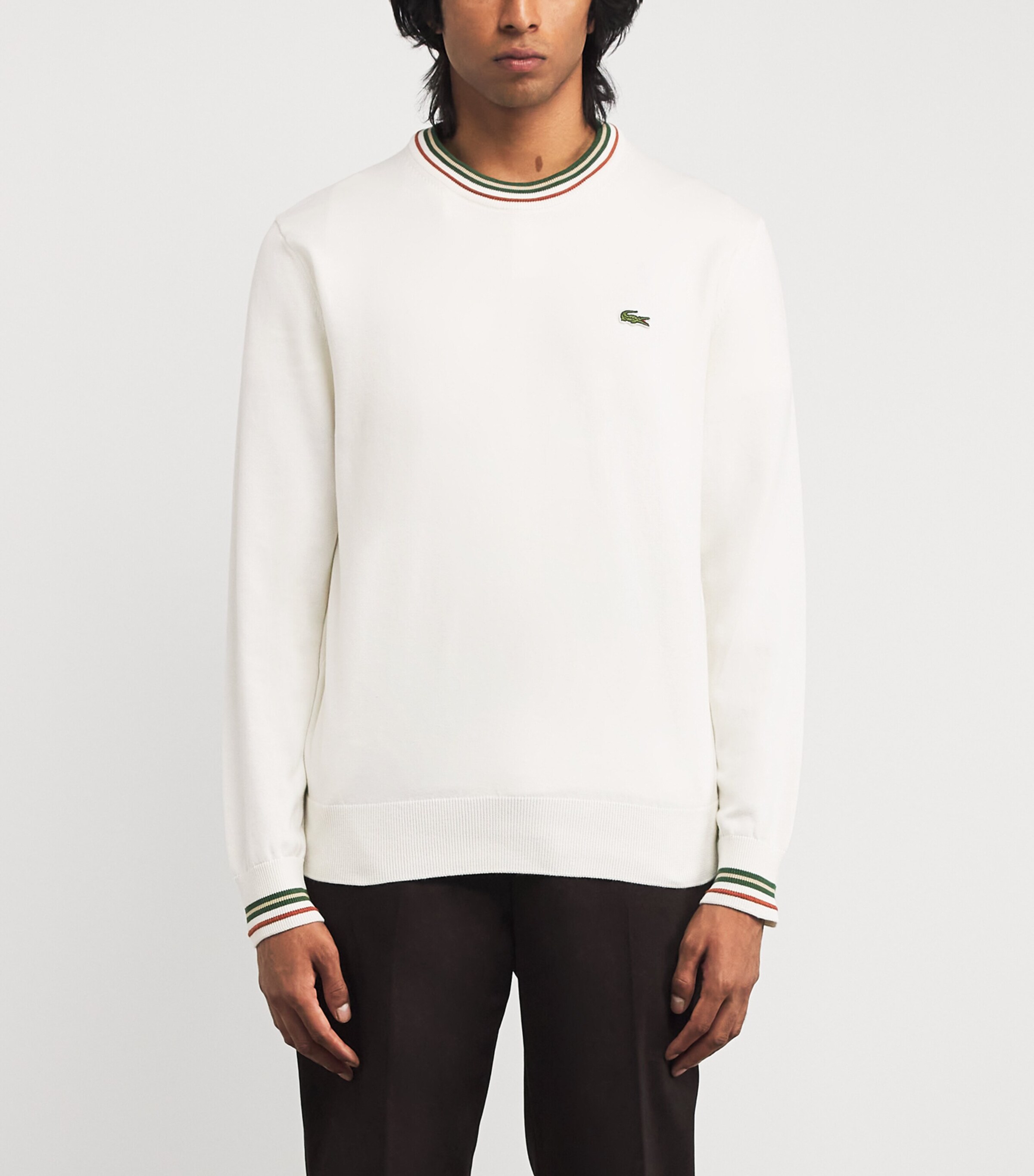 Lacoste Cotton Stripe Logo Sweater | Men New In | Mens Clothing | Men Clothing | Sportswear | Sports Tops | Knitwear | Jumpers | Designers | Lacoste Lacoste Cotton Stripe Logo Sweater | Men New In | Mens Clothing | Men Clothing | Sportswear | Sports Tops | Knitwear | Jumpers | Designers | Lacoste