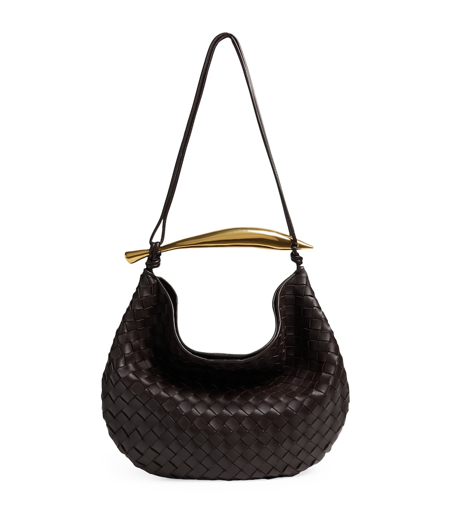 Bottega Veneta Medium Leather Sardine Shoulder Bag Fondant M Brass Image 1