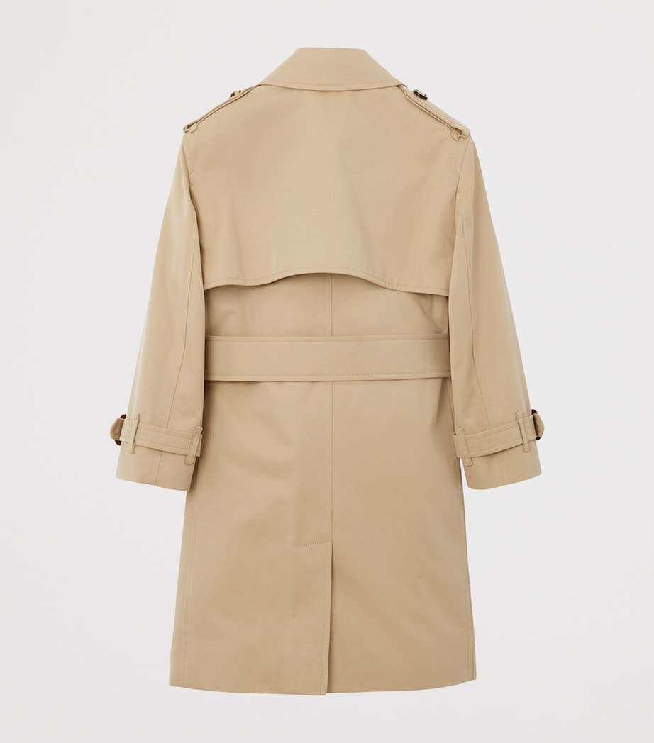 Gabardine Trench Coat (3-12 Years) HONEY Image 2