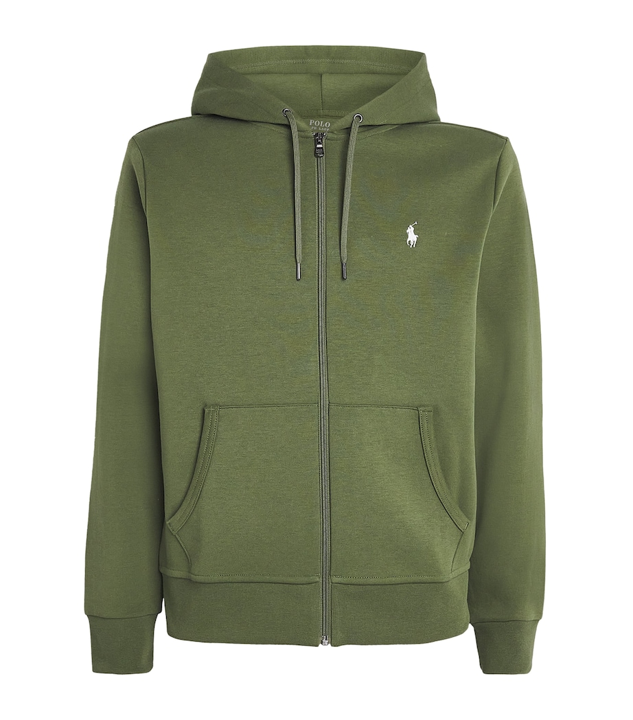 Cotton-Blend Logo Zip-Up Hoodie SUPPLY OLIVE/C1730 Image 1