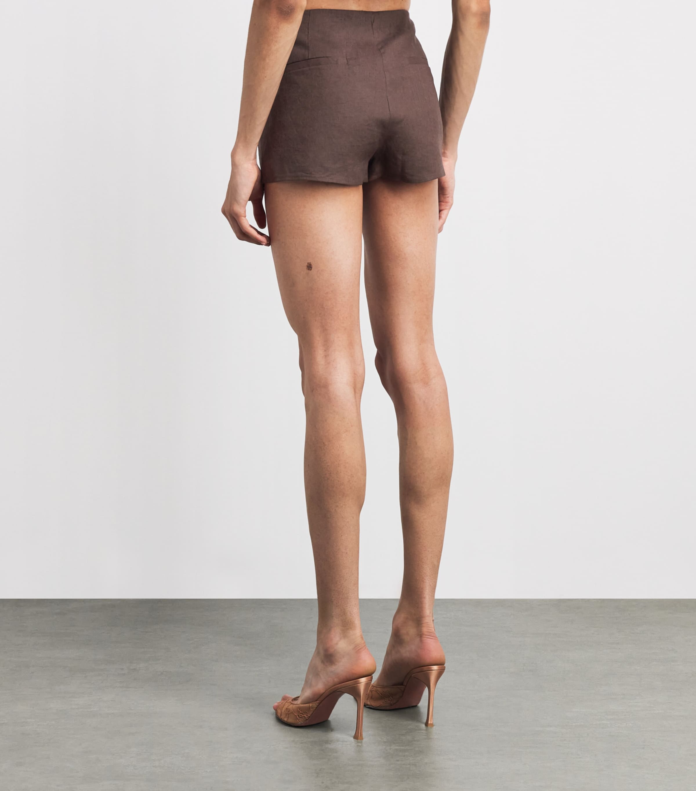 Cult Gaia Womens Linen Posey Skort Luwak Image 5
