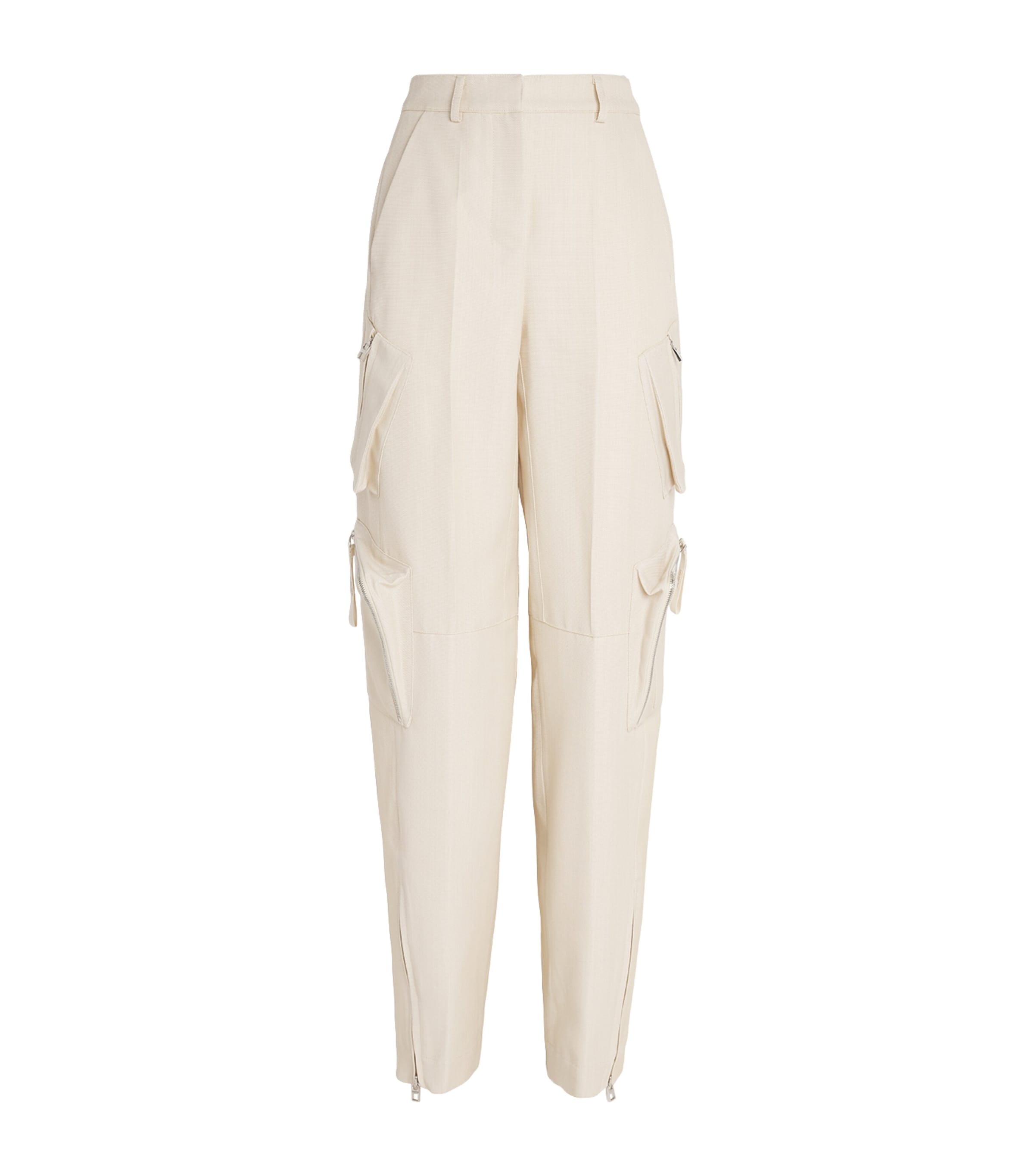 Jacquemus Womens The Atelier Cargo Trousers Light Beige Image 1