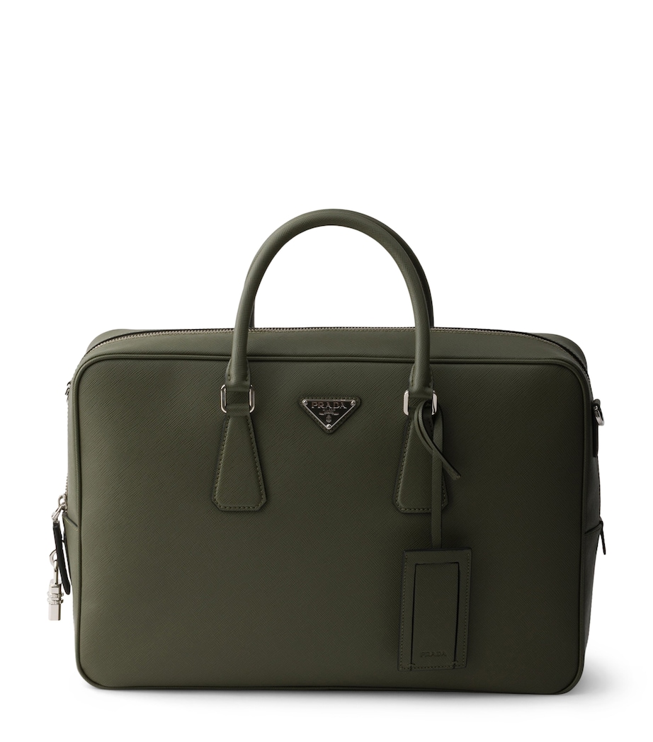 Prada Saffiano Leather Briefcase Image 1