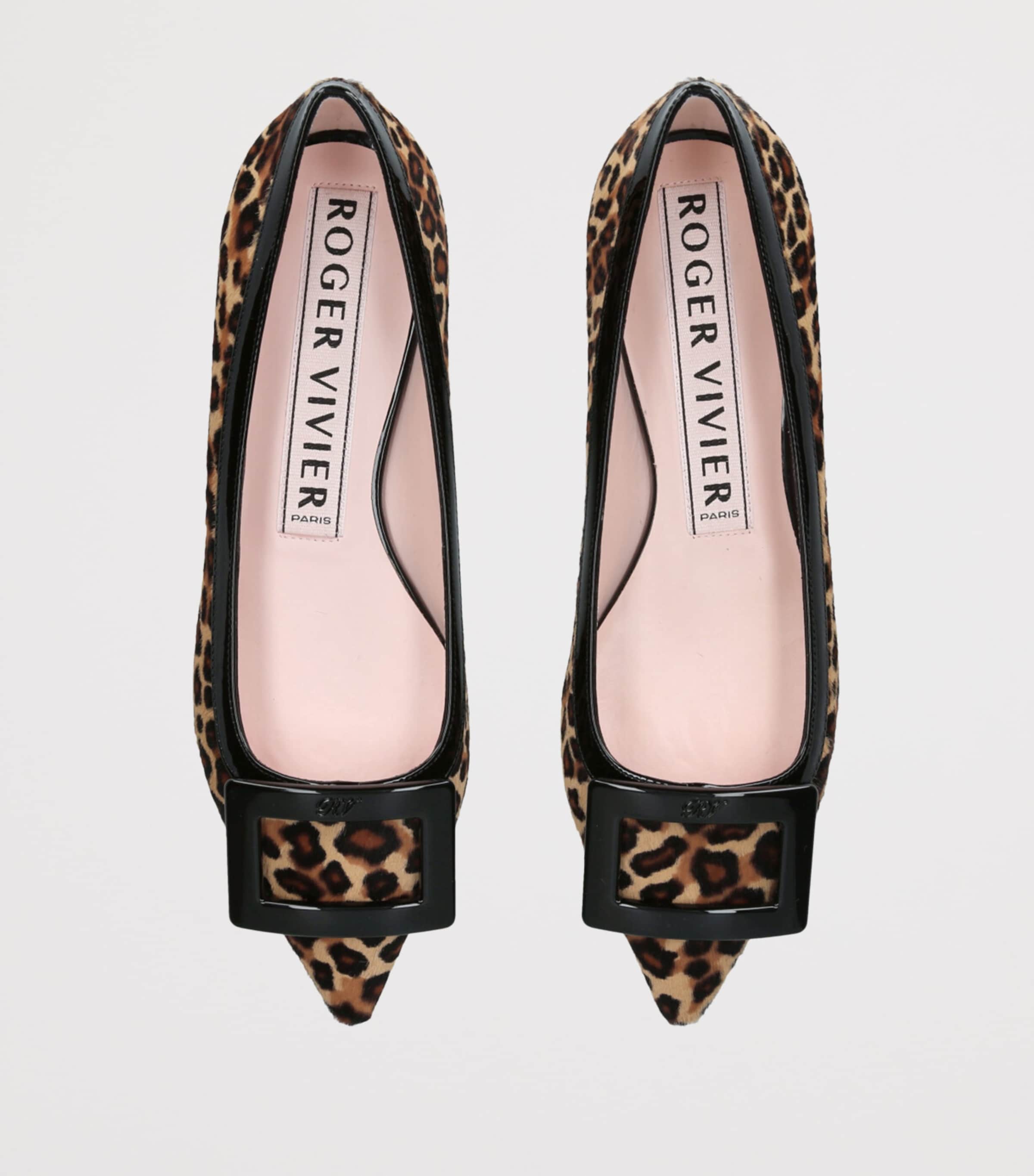 Calf Hair Gommettine Ballet Flats DK.BRN COM Image 4