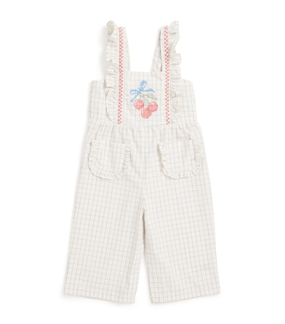 Cotton Phoebe Playsuit (3-36 Months) BLUE Image 1