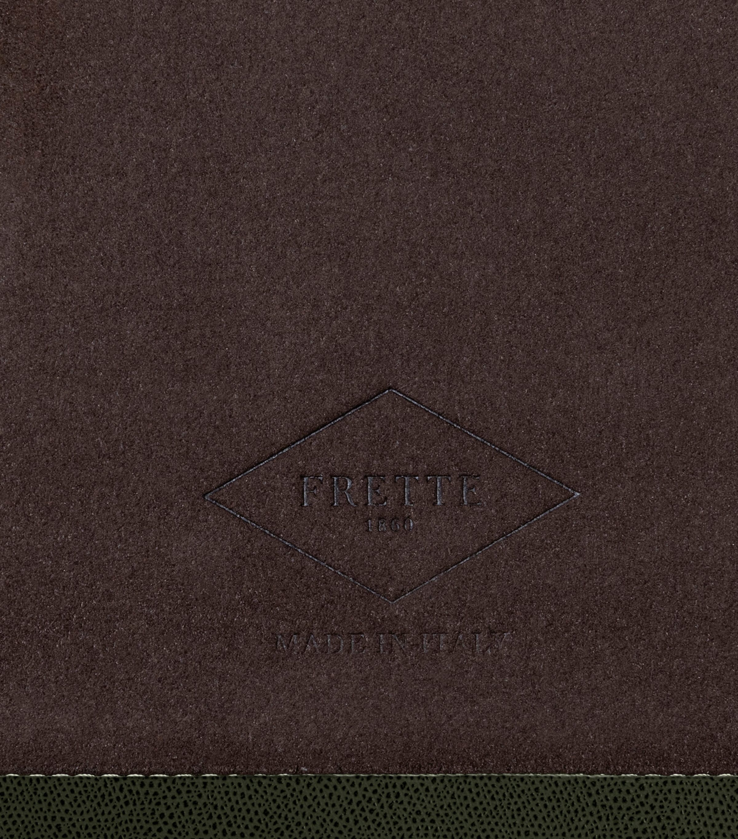 Frette Leather Otello Bed Tray Forest Green Image 4