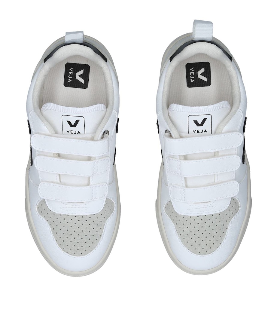 Veja Leather V-10 Sneakers White/blk Image 4