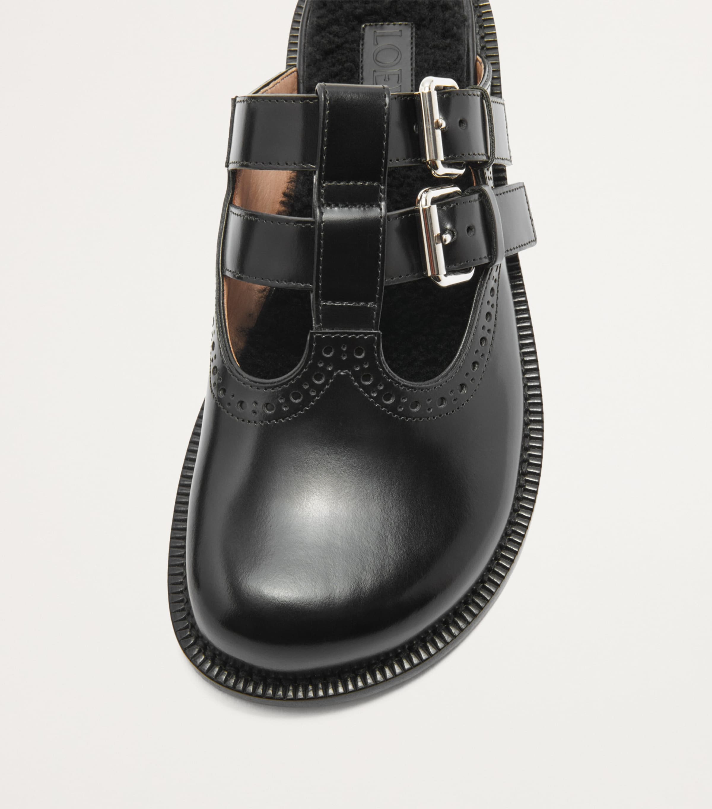 LOEWE Leather Mary Jane Mules | Harrods US