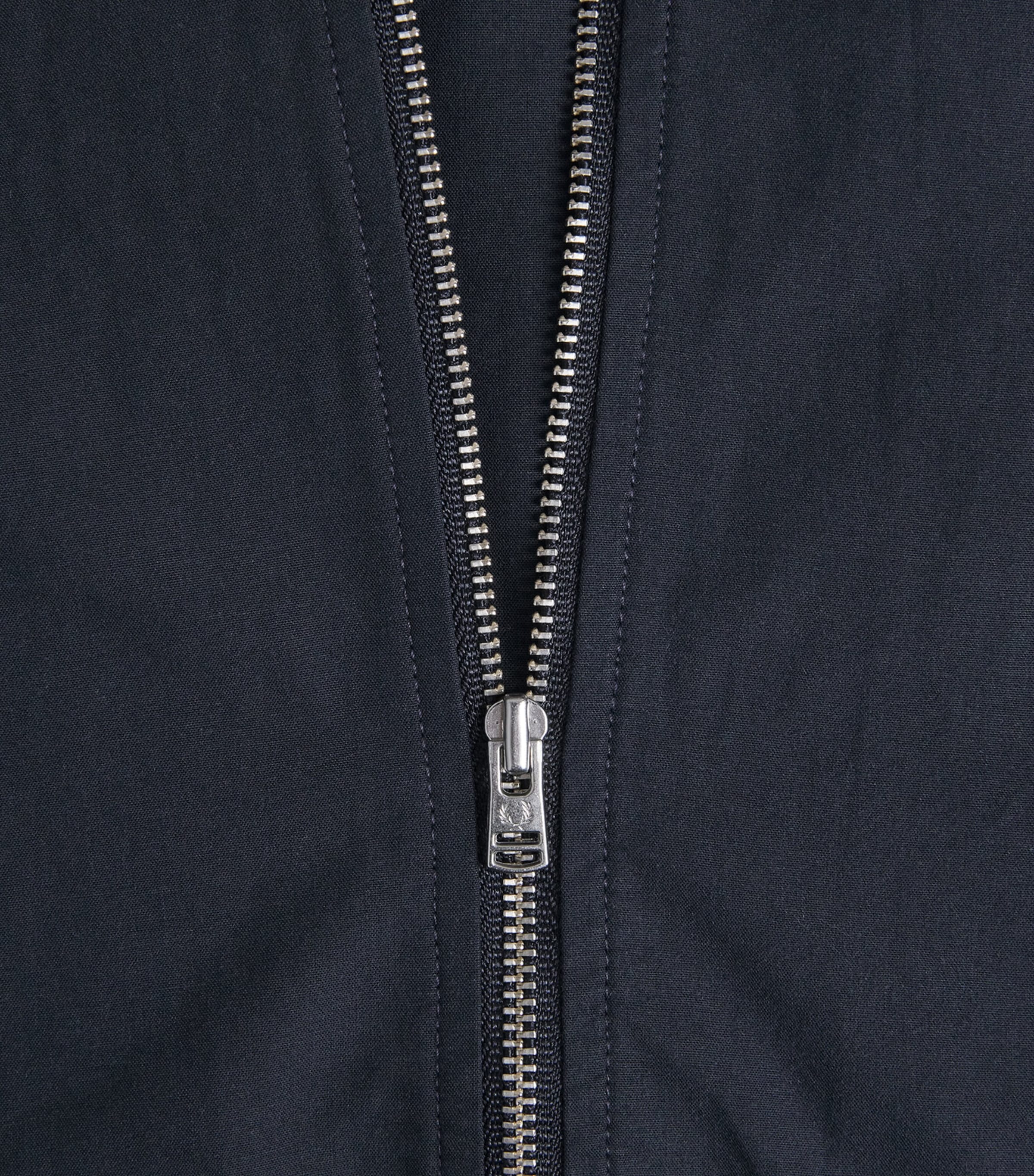 Fred Perry Mens Zip-Up Overshirt Navy Image 6