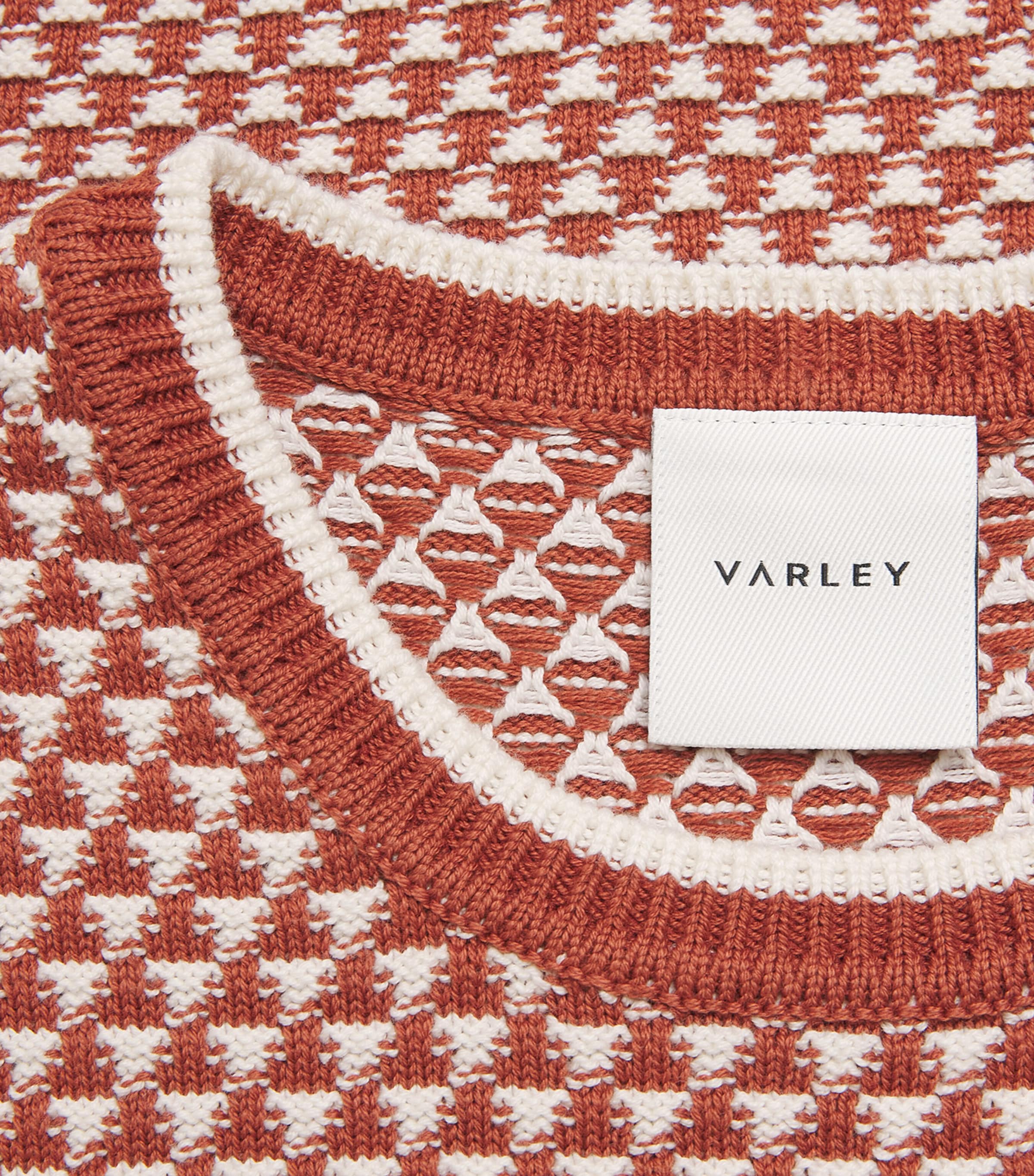 Varley Womens Cotton Jenson Sweater Vest Maple Image 6