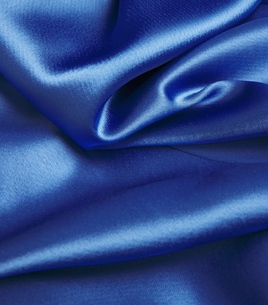 V-Neck Draped Maxi Dress CORNFLOWER Image 5