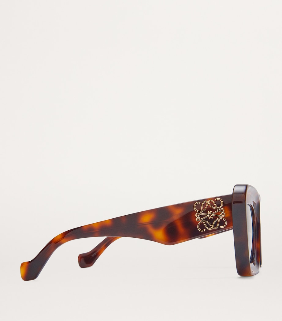 Bevelled Cat Eye Sunglasses HAVANA Image 3