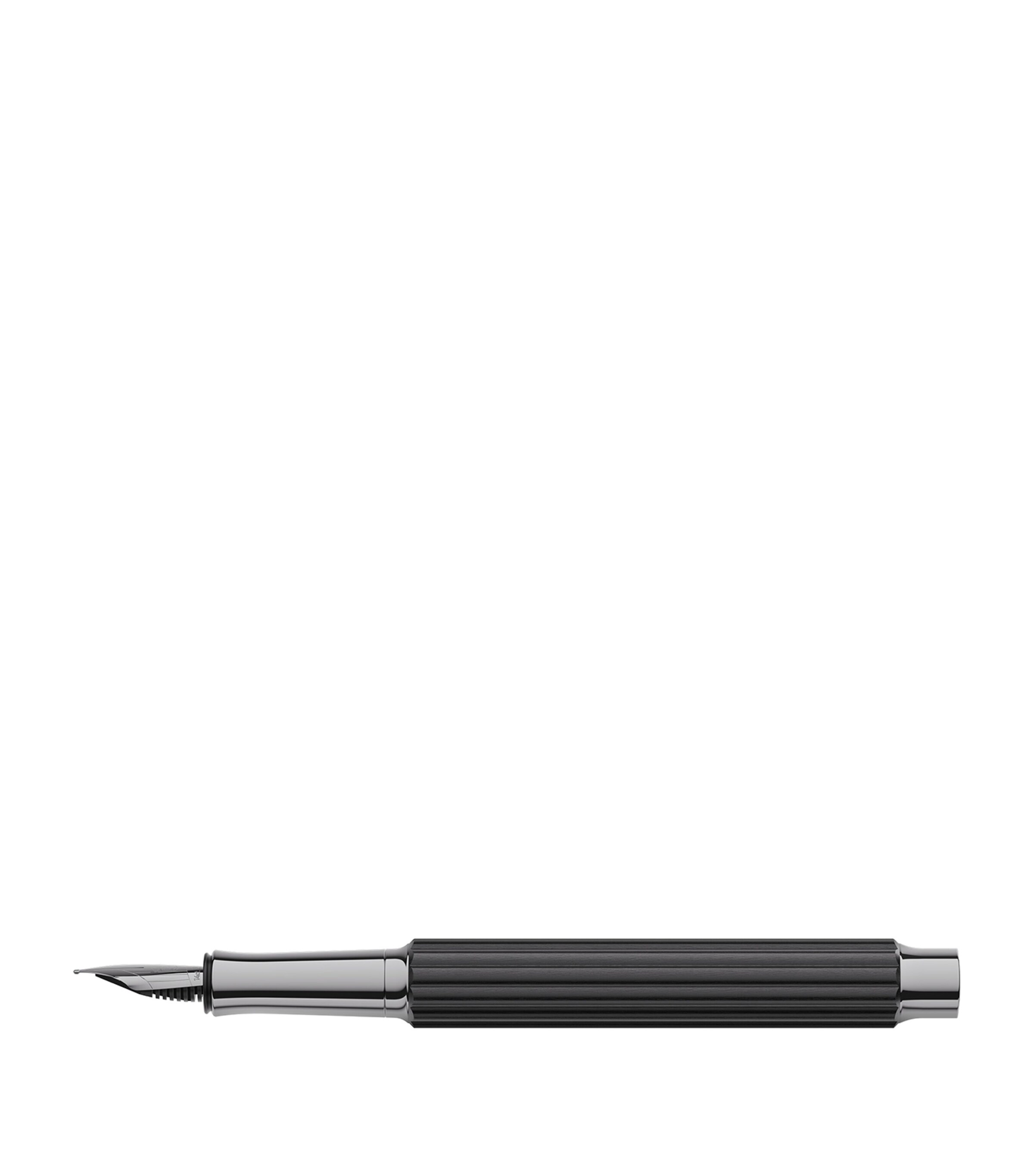 Graf von Faber-Castell Ebony Wood Bloom Fountain Pen Black Image 4
