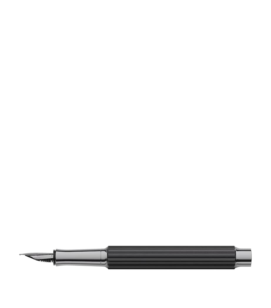 Ebony Wood Bloom Fountain Pen BLACK Image 4
