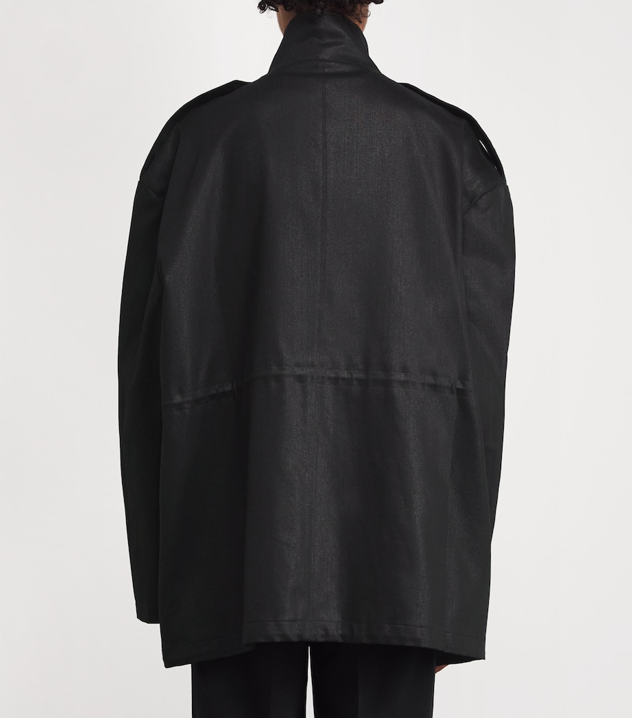 Shimmer Meryl Parka BLACK Image 4