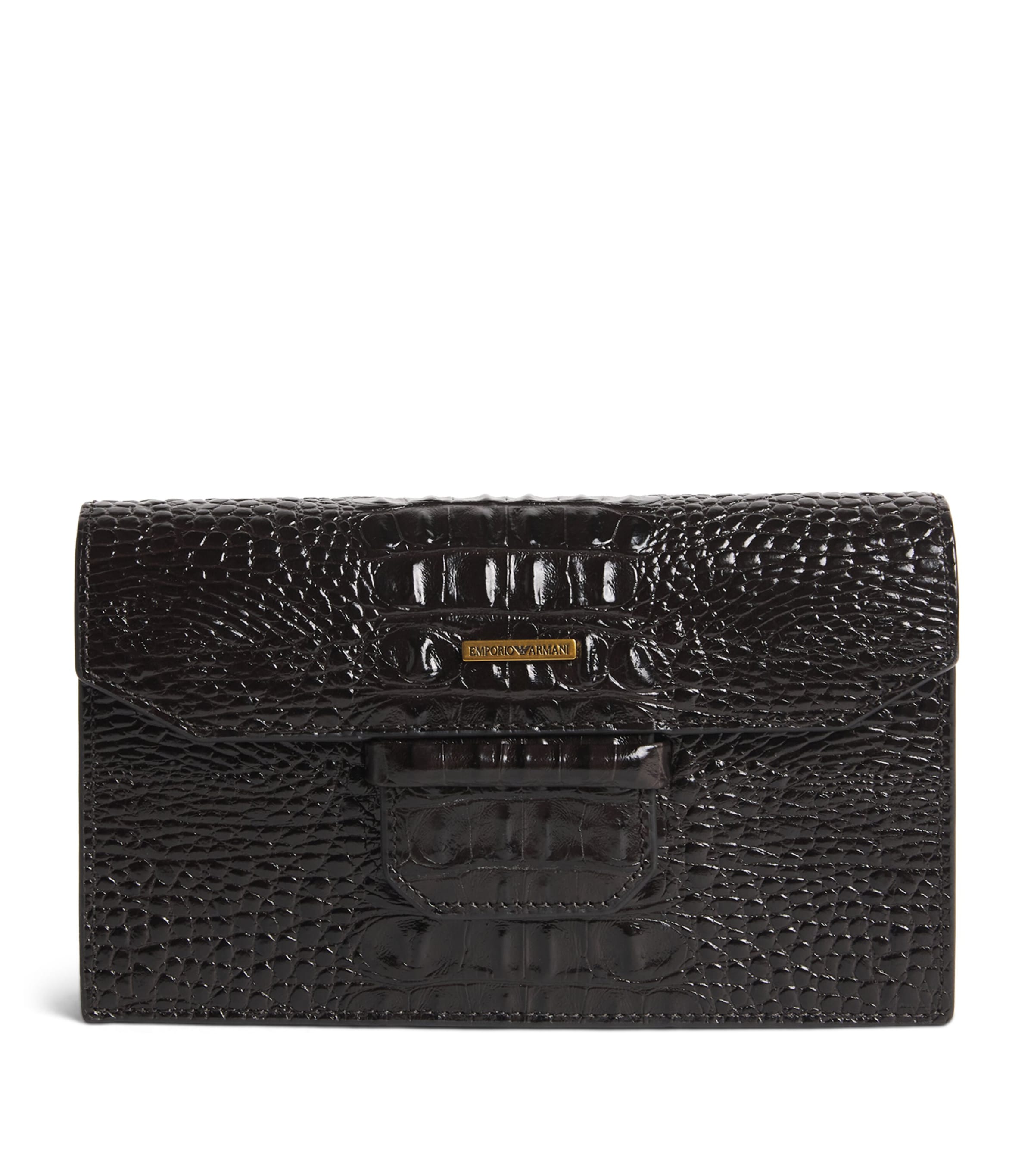 Leather Croc-Embossed Rectangular Case UB104 Image 1