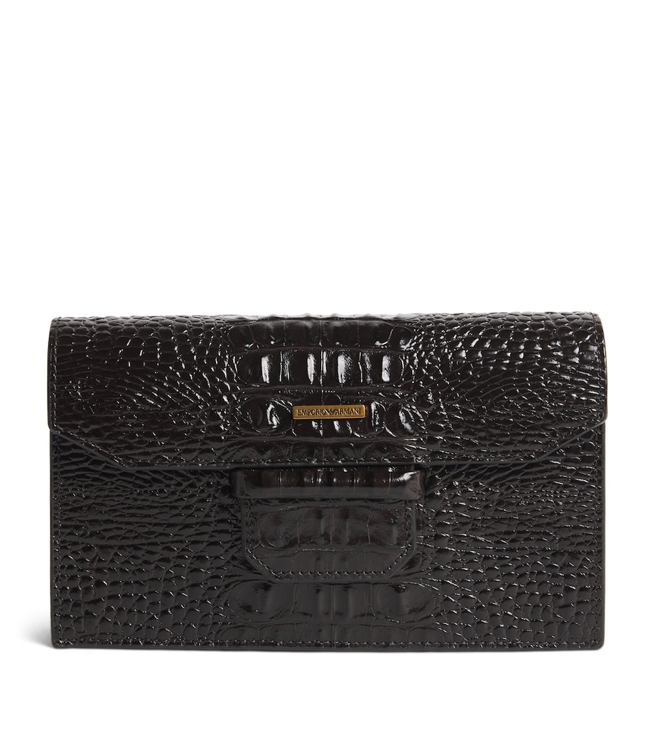 Leather Croc-Embossed Rectangular Case UB104 Image 1