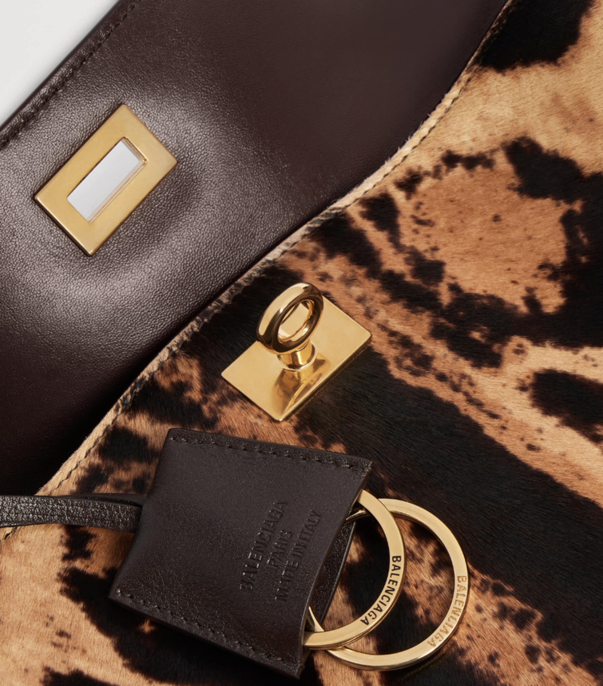 Balenciaga Pony Hair Rodeo Top-Handle Bag Image 9