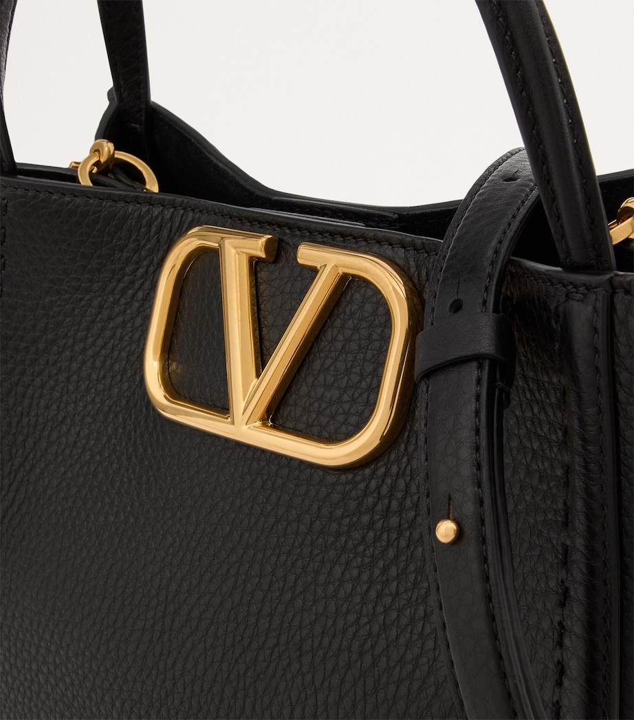 Medium Leather Alltime Top-Handle Bag 0NO Image 8