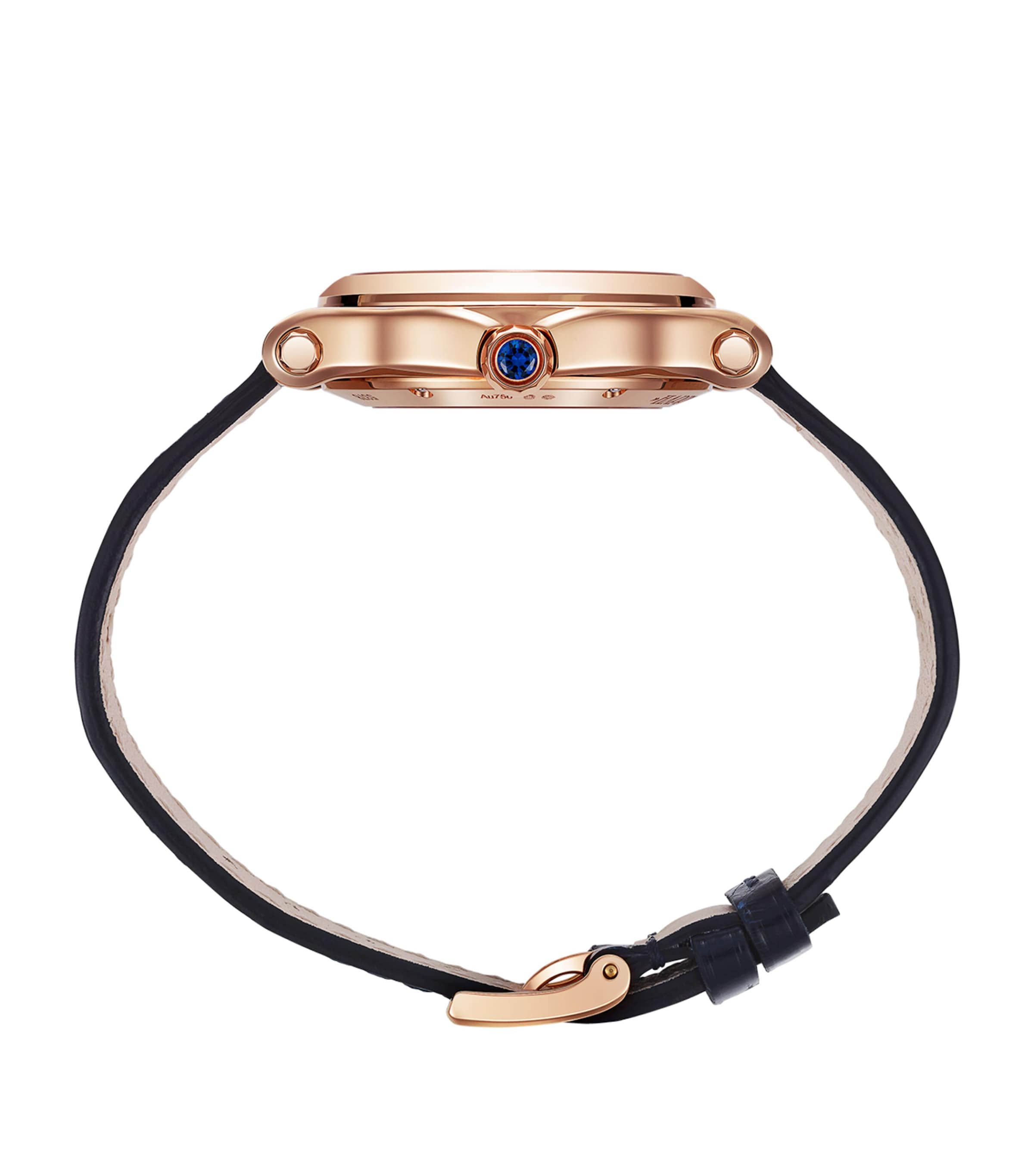 Rose Gold and Diamond Happy Sport Automatic Watch 33mm 18K ROSE GOLD Image 2