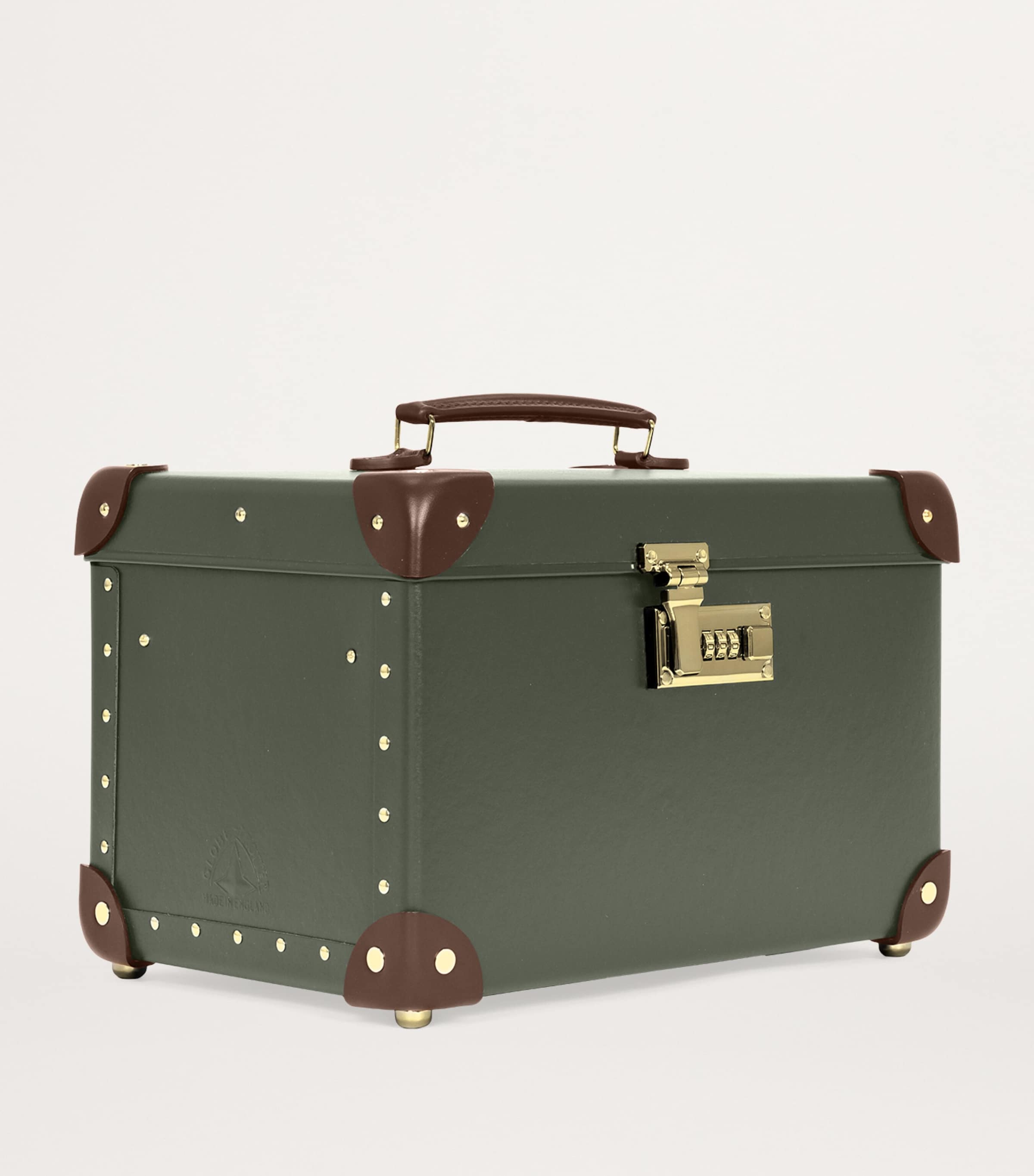 Globe-Trotter Centenary Vanity Case (24cm) Green Image 2