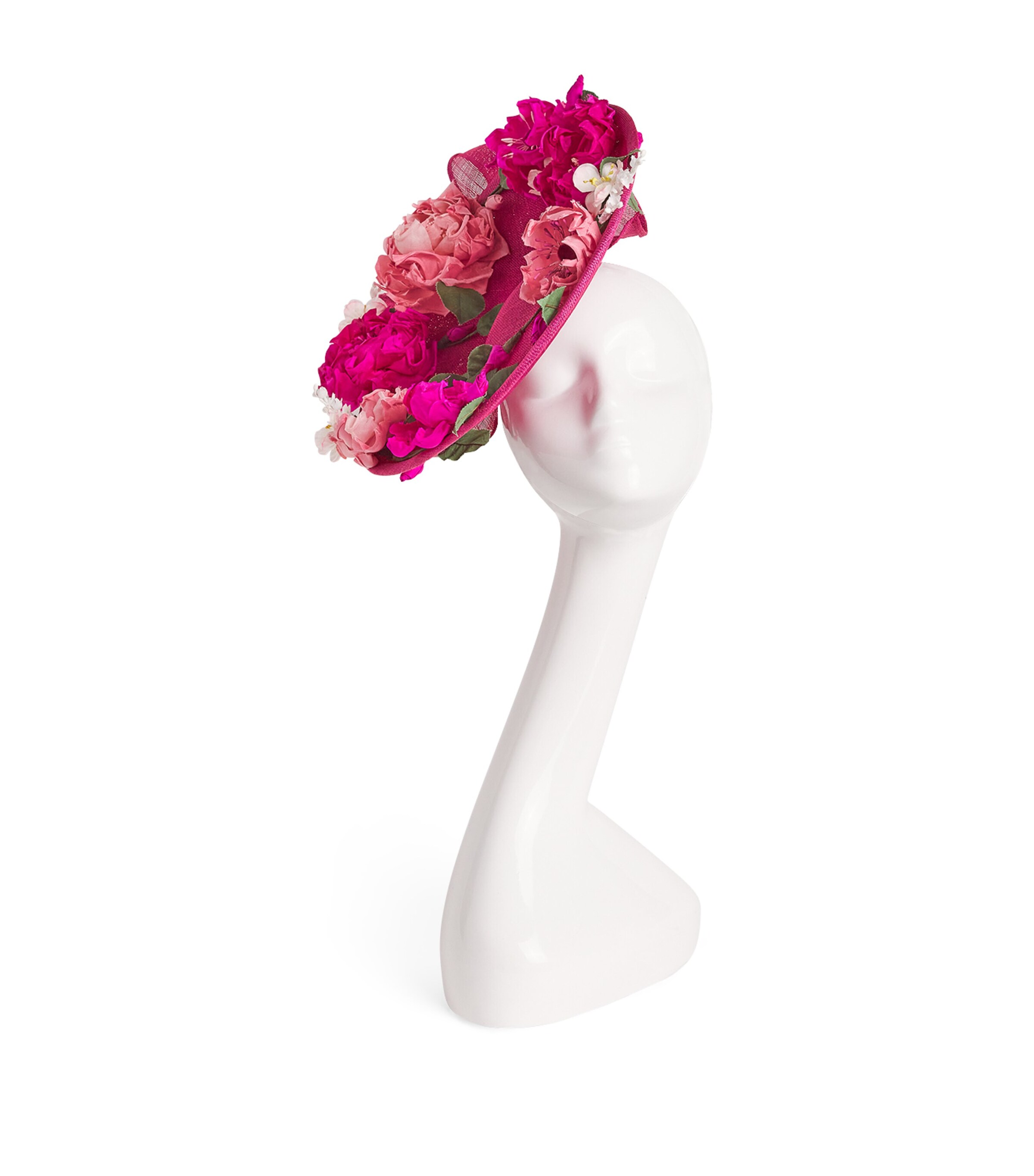 Rachel Trevor-morgan Floral-detail Hat Fascinator In Pink