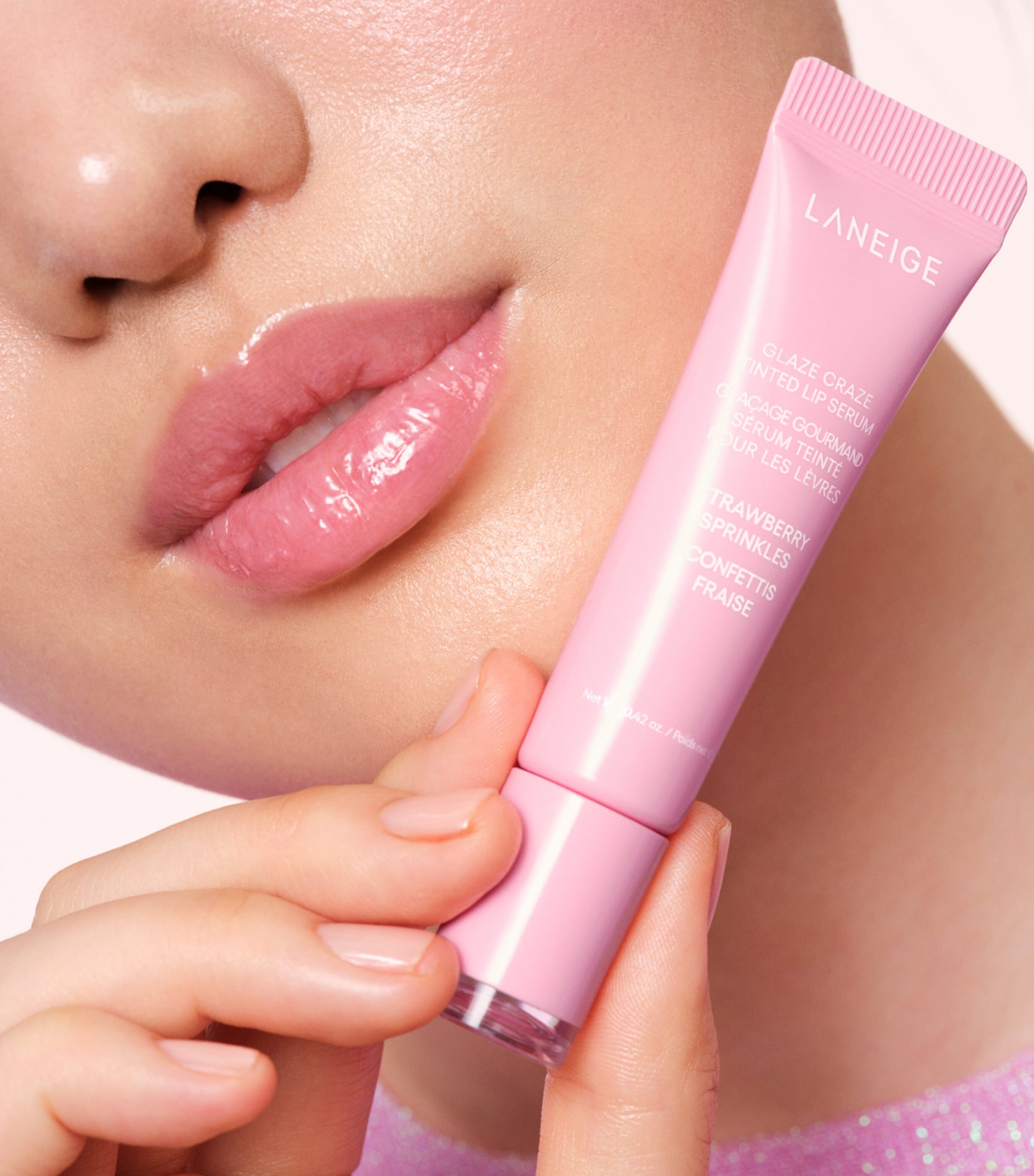 Laneige Glaze Craze Tinted Lip Serum Strawberry Sprk Image 5