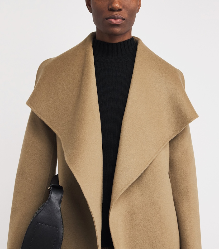 Wool Mai-CN Wrap Coat C0274 LIGHT CAMEL Image 6