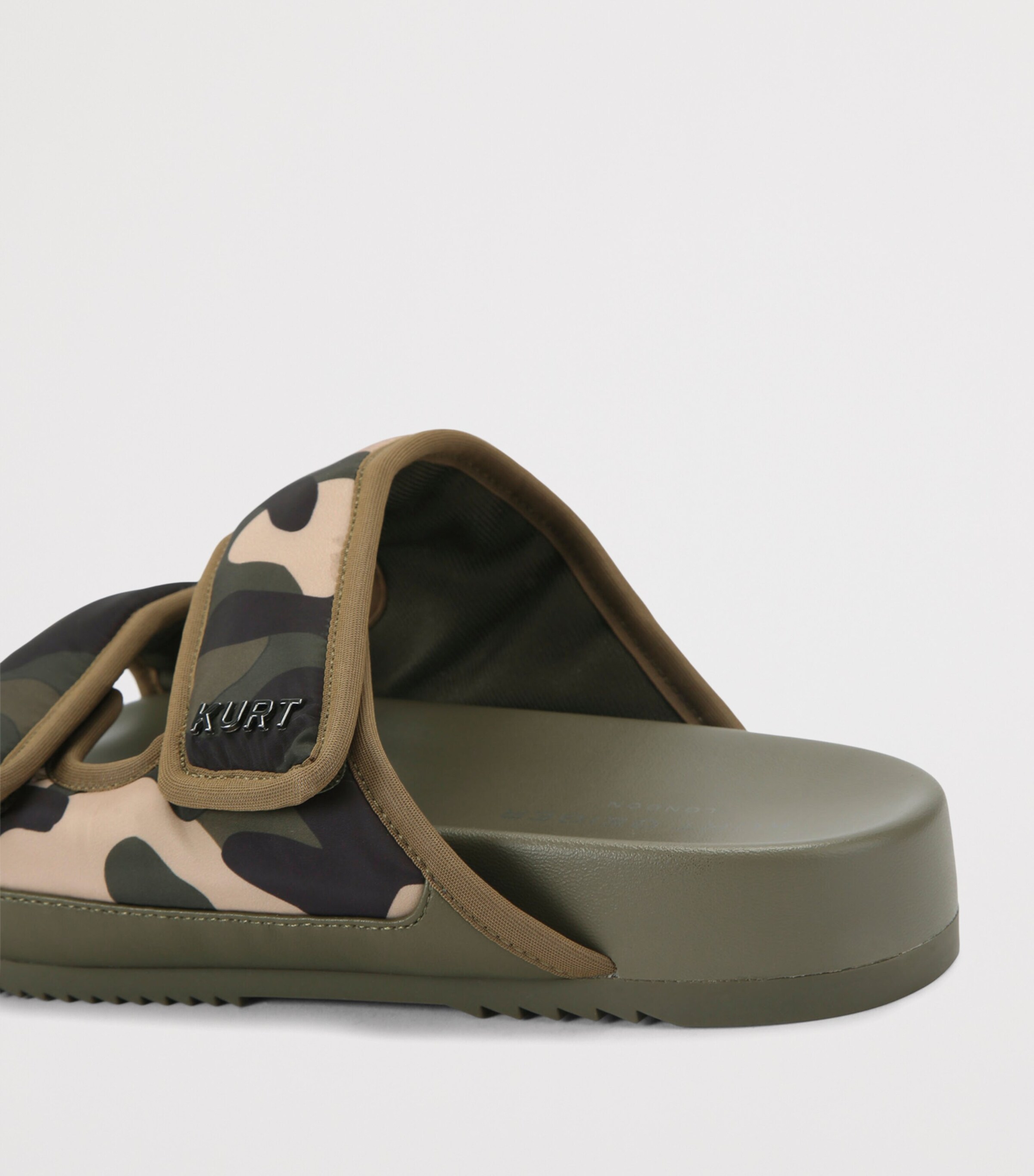 Kurt Geiger London Mens Puff Sandals Dark Green Image 4