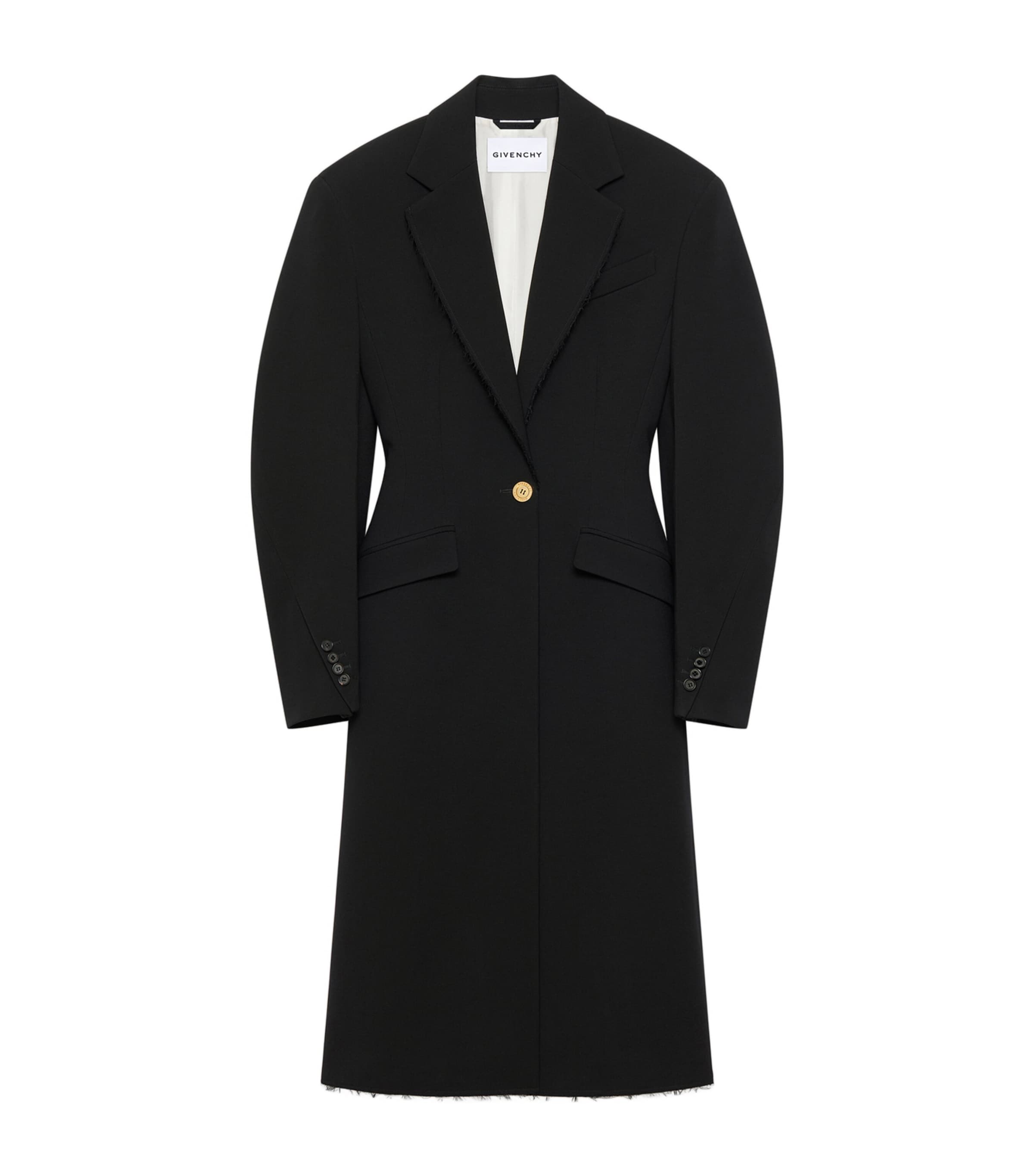 Wool-Blend Coat BLACK Image 1