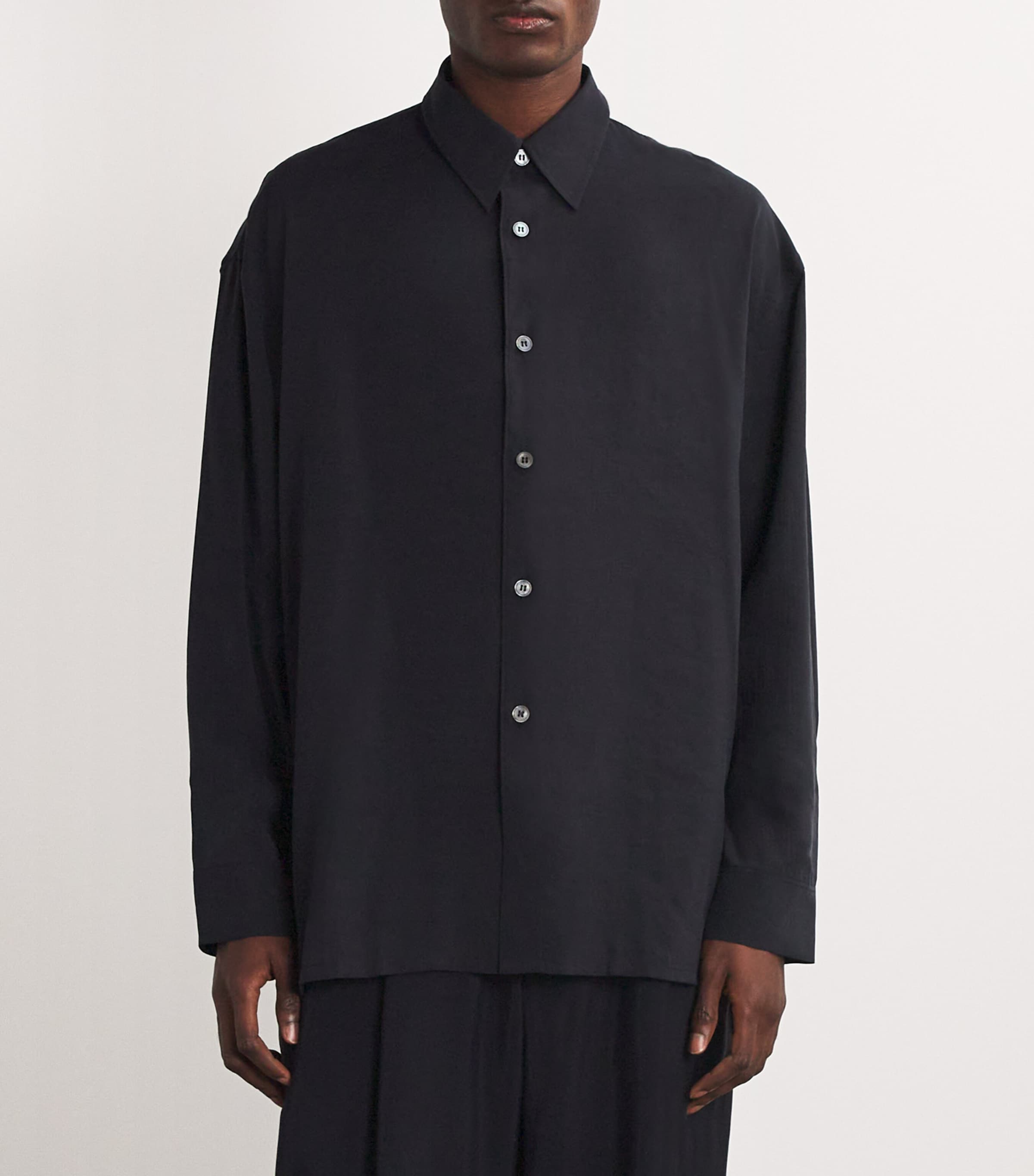 Modal-Blend Strike Shirt DARKEST NAVY Image 3