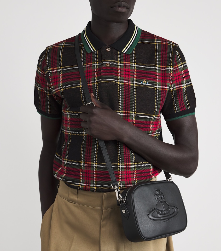 Leather Anna Cross-Body Bag N401 BLACK Image 2