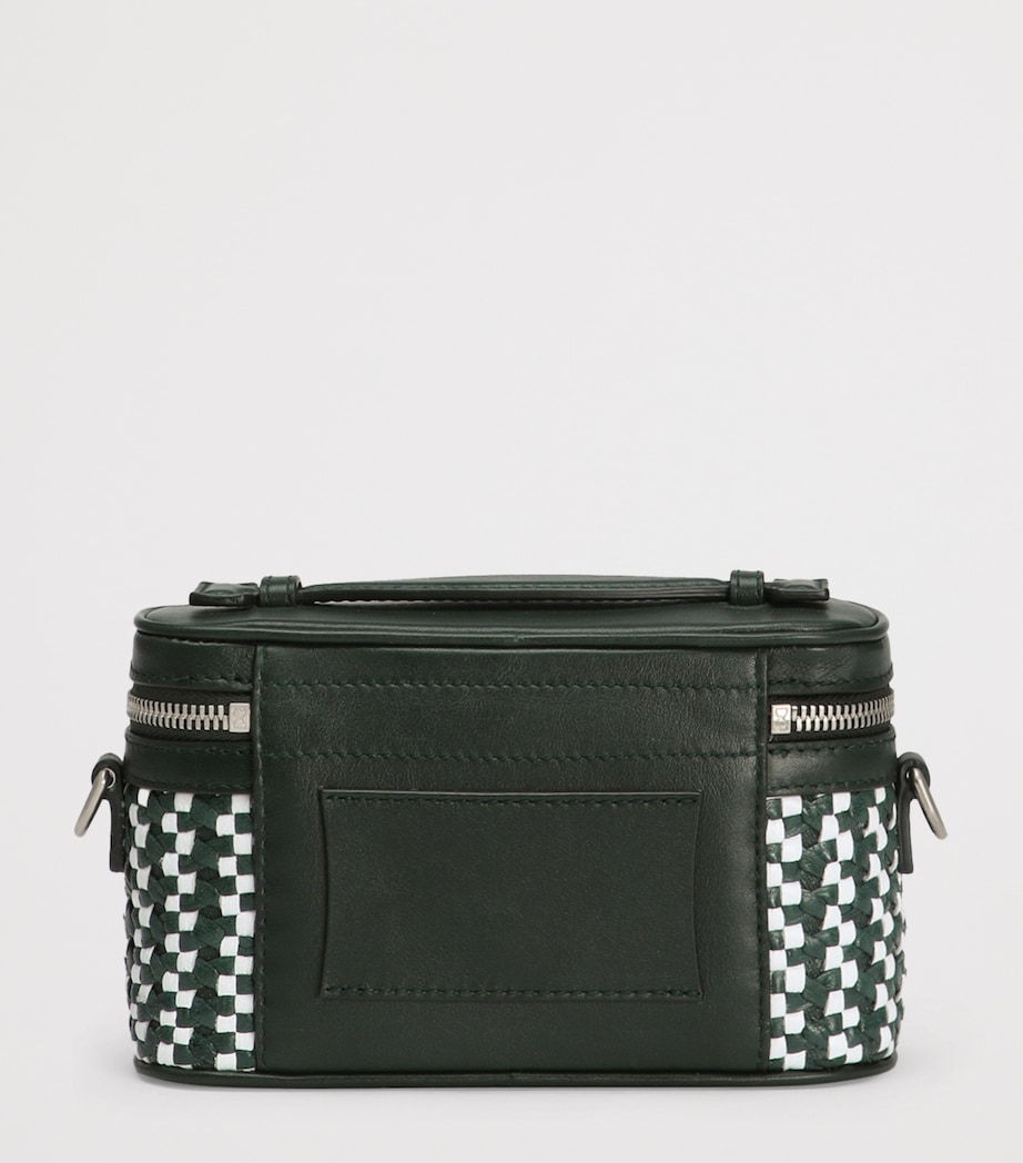 Leather Vanity Bag 8S667-BIANCO/VERDONE Image 3