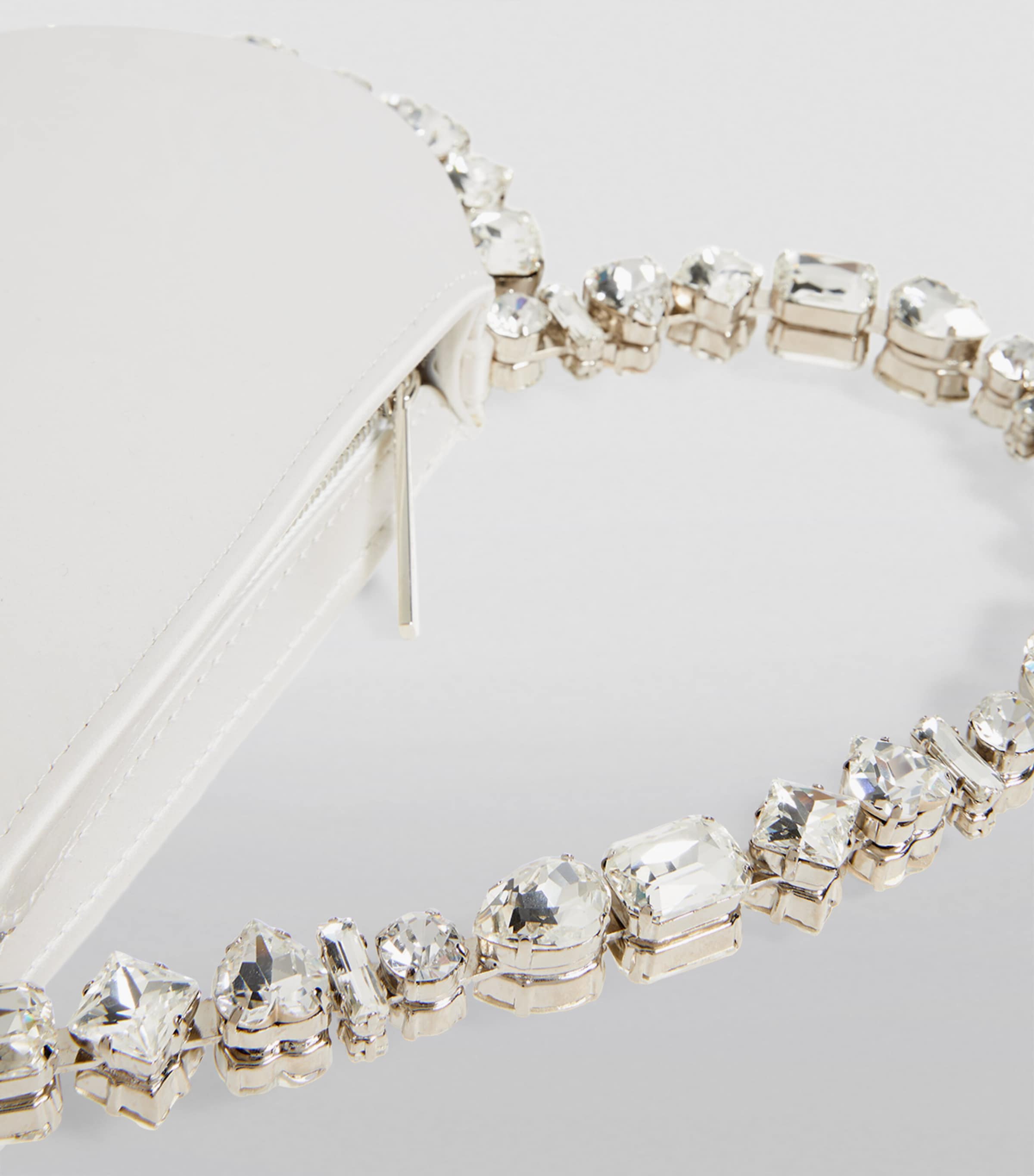 L'Alingi Embellished Taliya Love Clutch Bag White Image 3