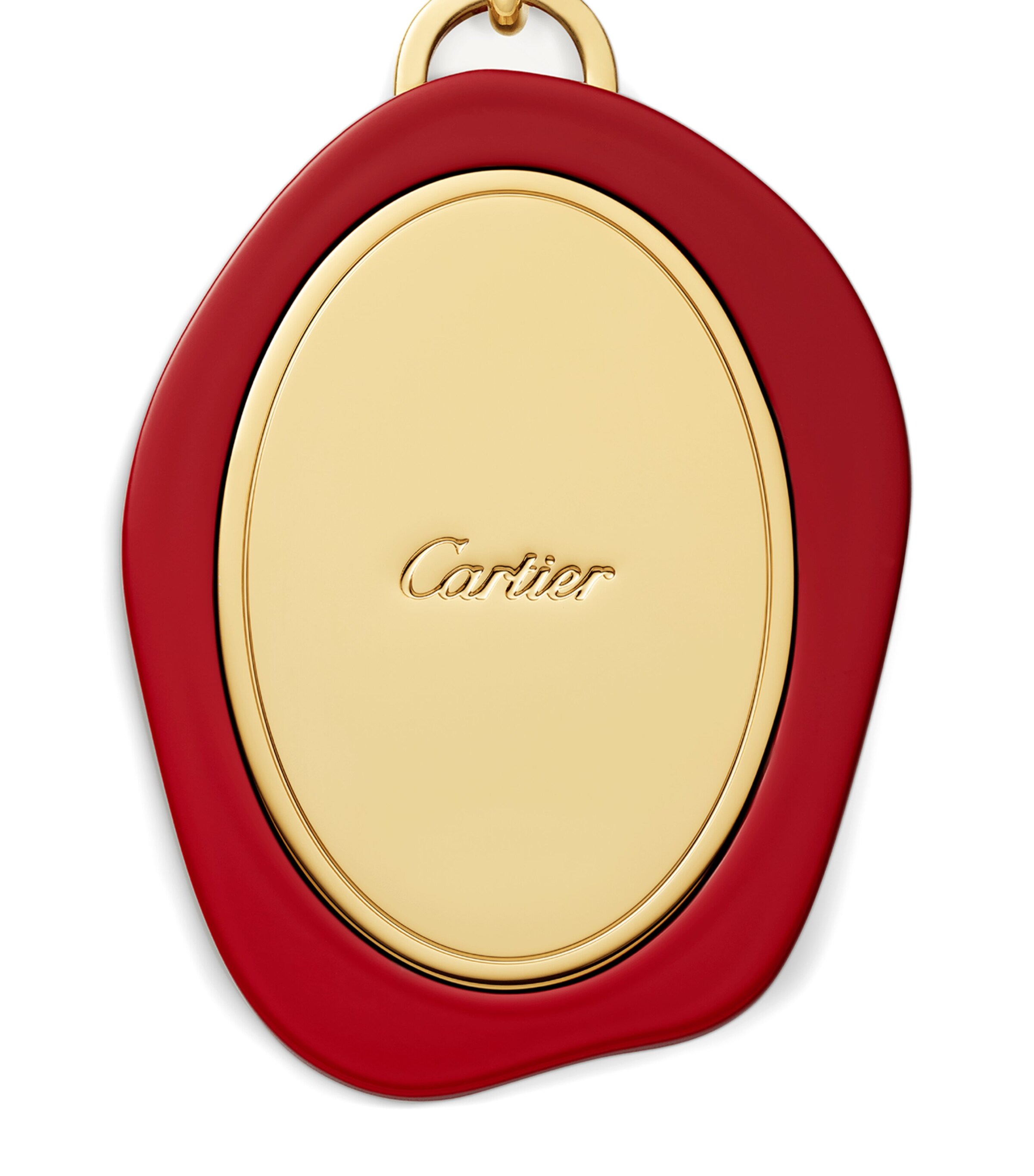 *Cartier* Diabolo de Cartier Bellboy and waxseal *キーリング CROG000465 - Diabolo de Cartier key ring with wax seal motif