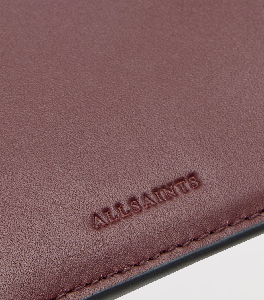 Leather Remy Wallet DARK RED Image 6
