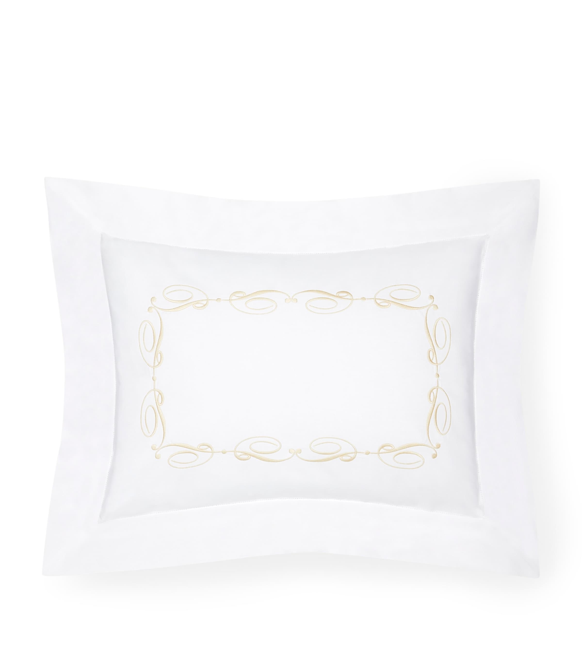 Pratesi Icona Boudoir Pillowcase In Brown