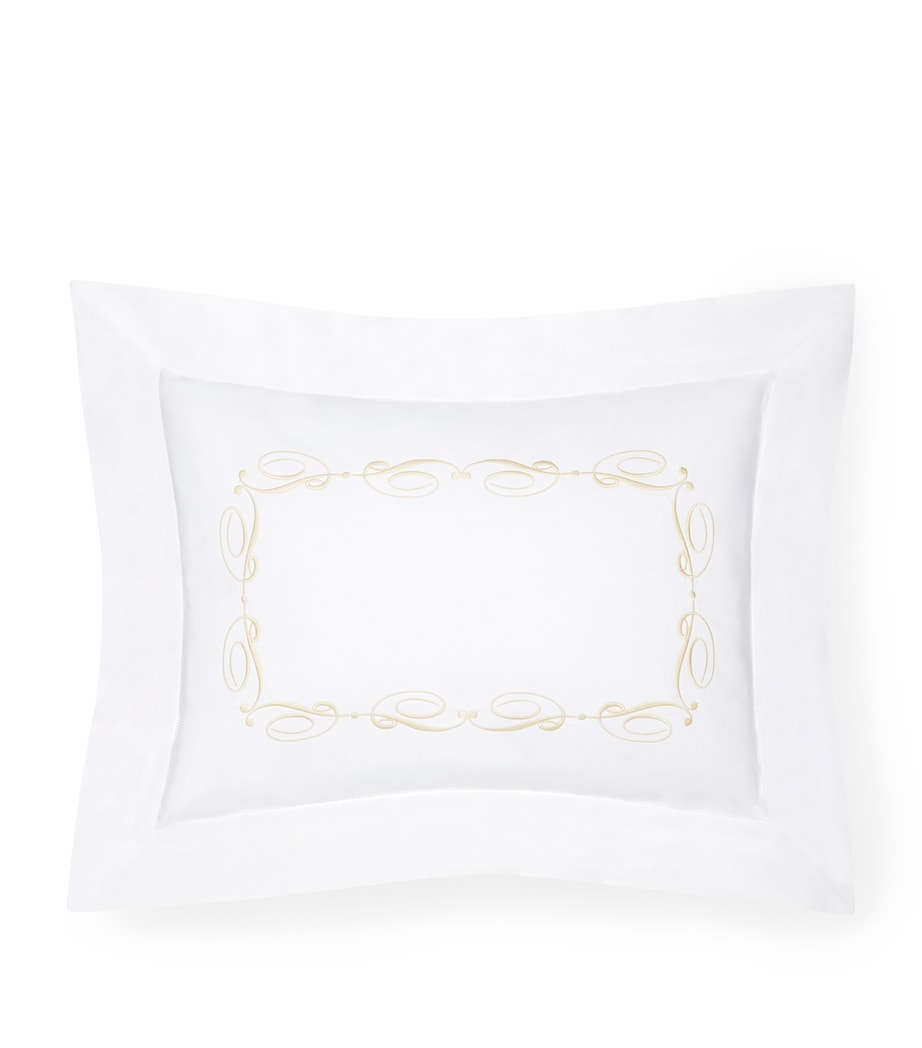 Pratesi Icona Boudoir Pillowcase (30cm x 40cm) White/beige Image 1