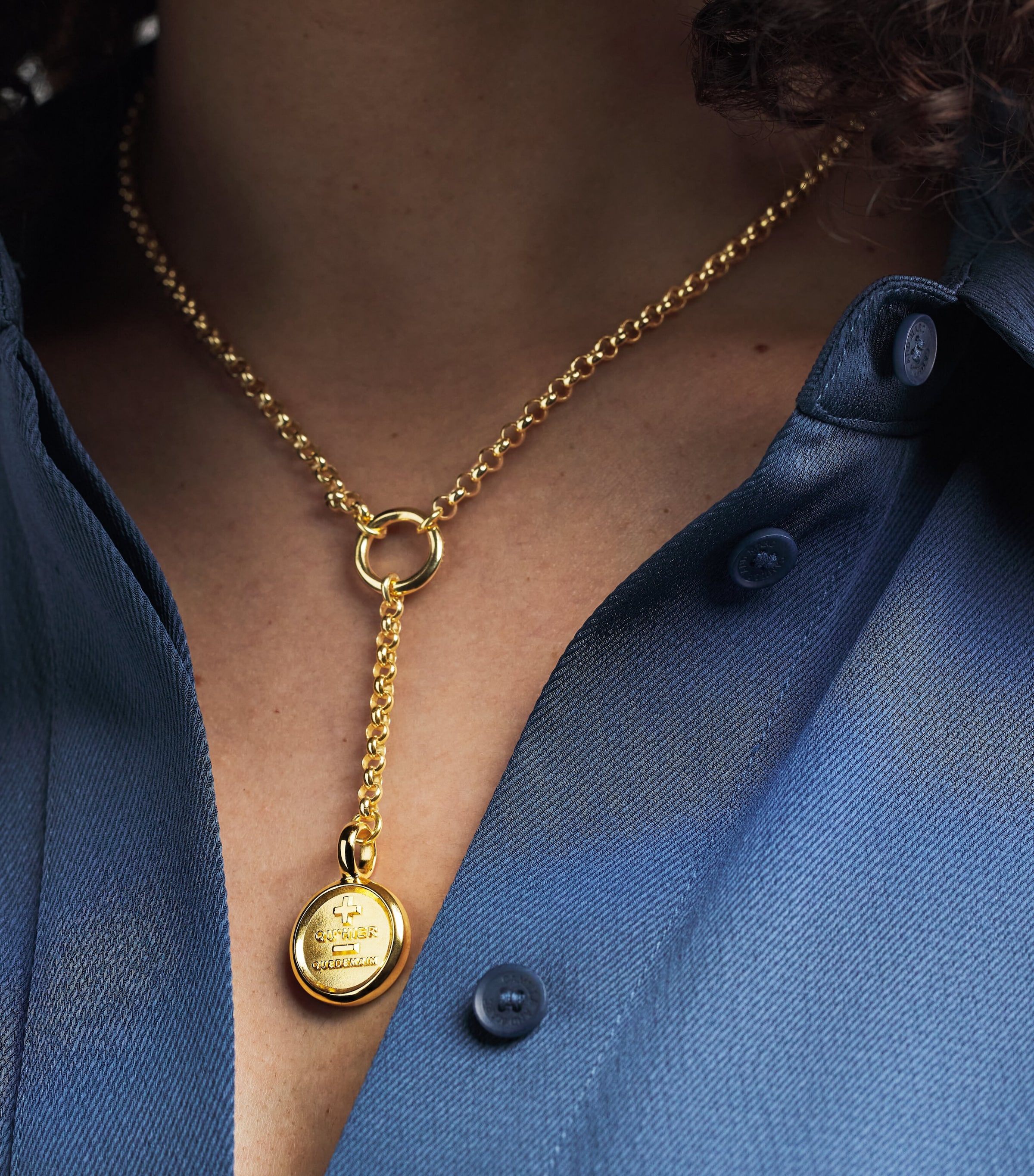 TILLY SVEAAS Gold-Plated Que Demain Necklace Gold Image 2