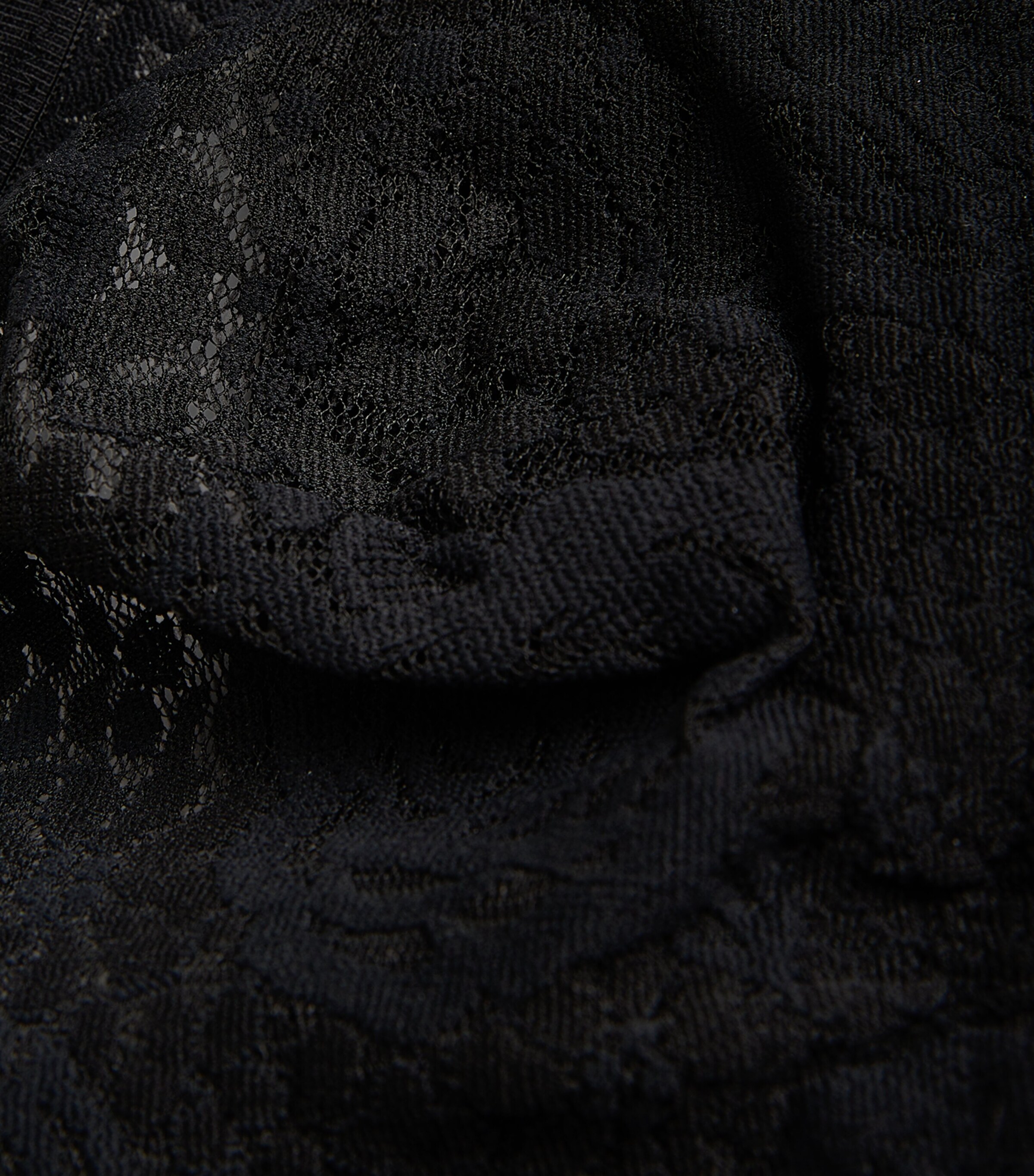 Lace Halo Strapless Bra BLACK Image 6