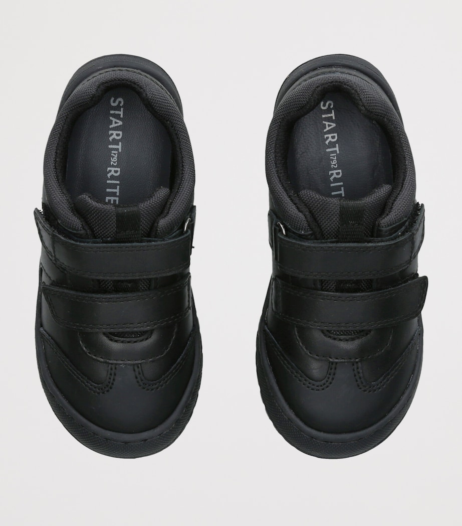 Start-Rite Leather Action School Shoes Black Image 4