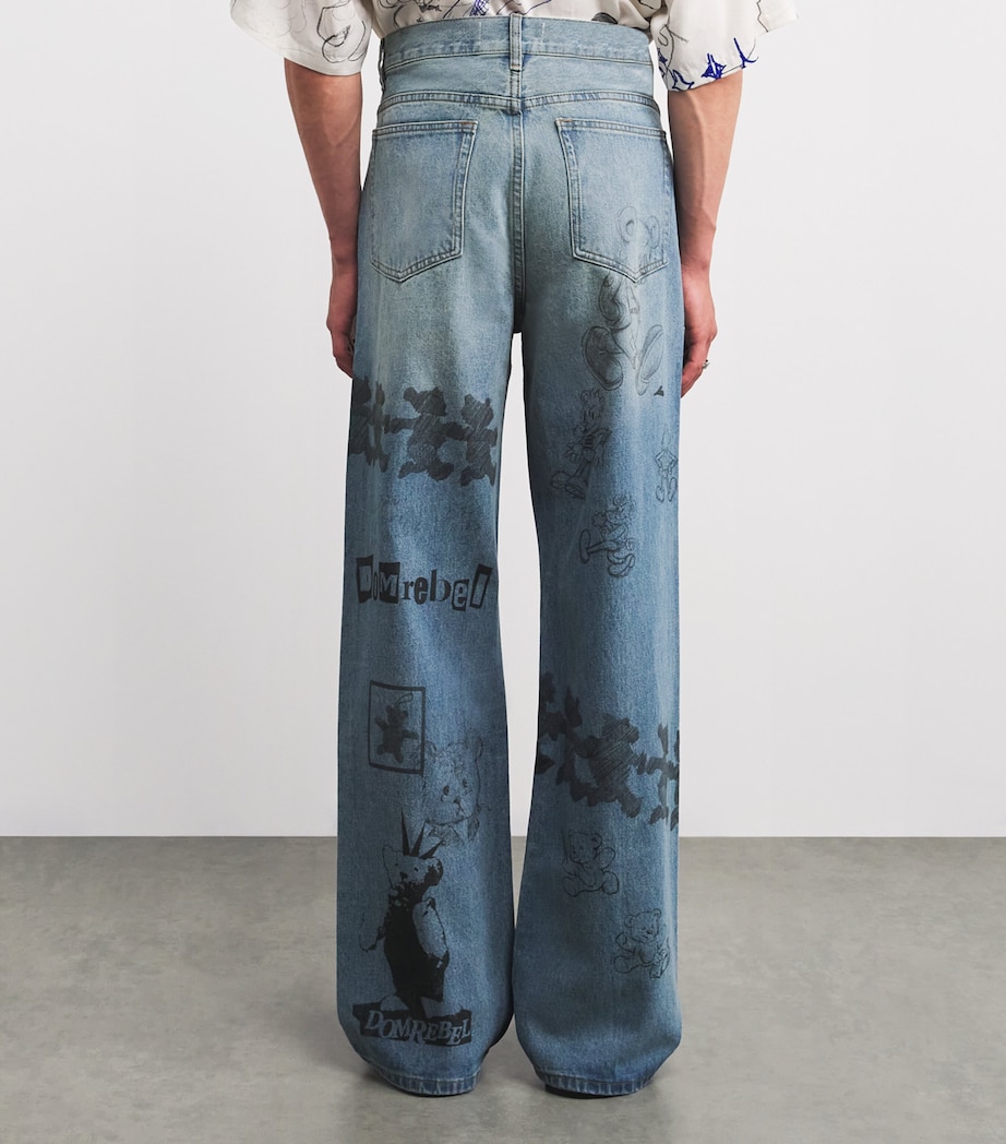 Sketch Bootcut Jeans MID BLUE Image 4