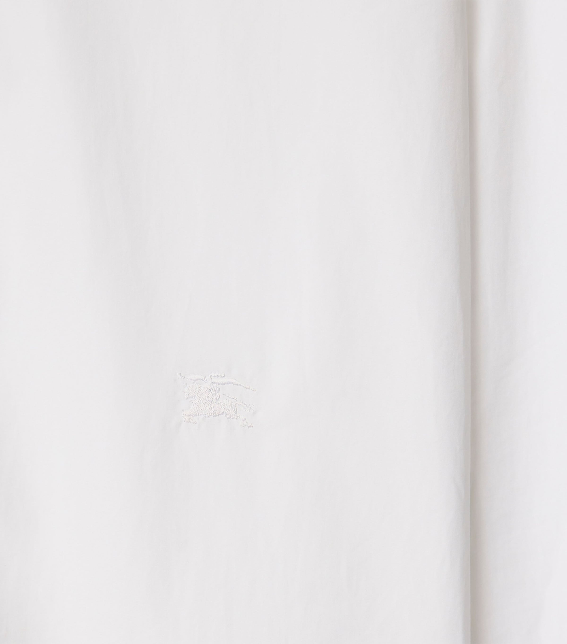 Cotton Poplin EKD-Embroidered Formal Shirt WHITE Image 4