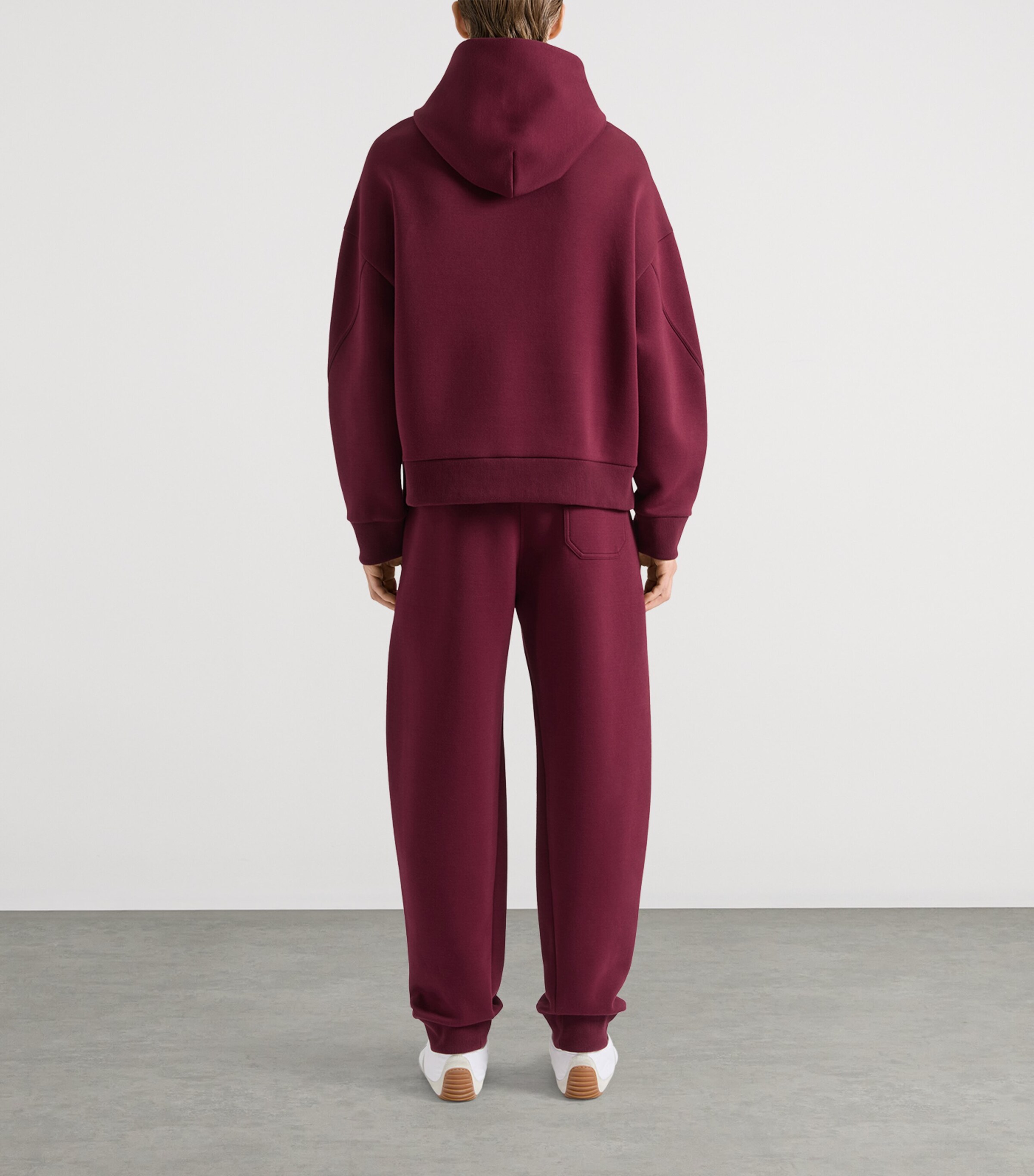 Cotton Sweatpants BURGUNDY Image 3