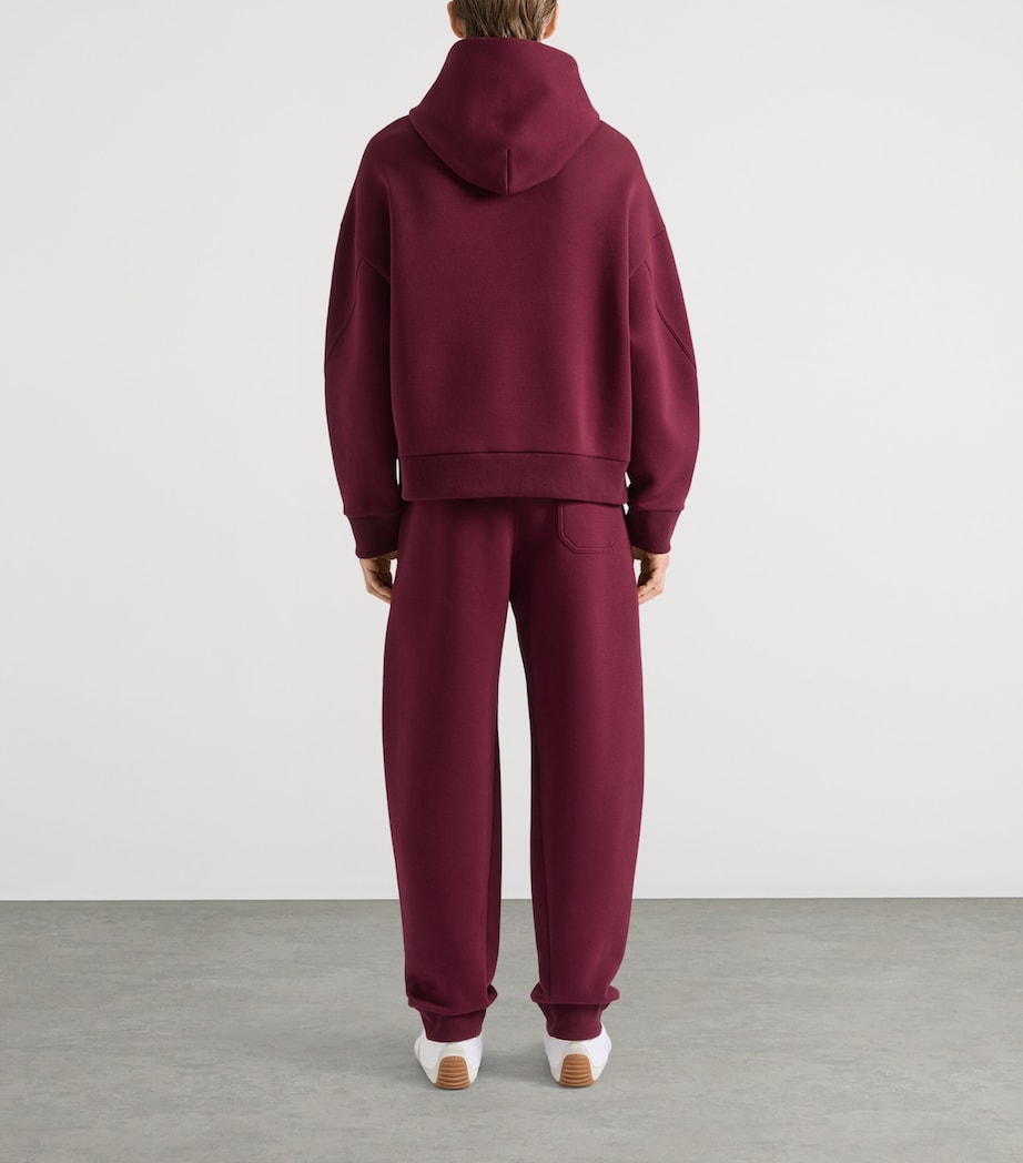 Cotton Sweatpants BURGUNDY Image 3