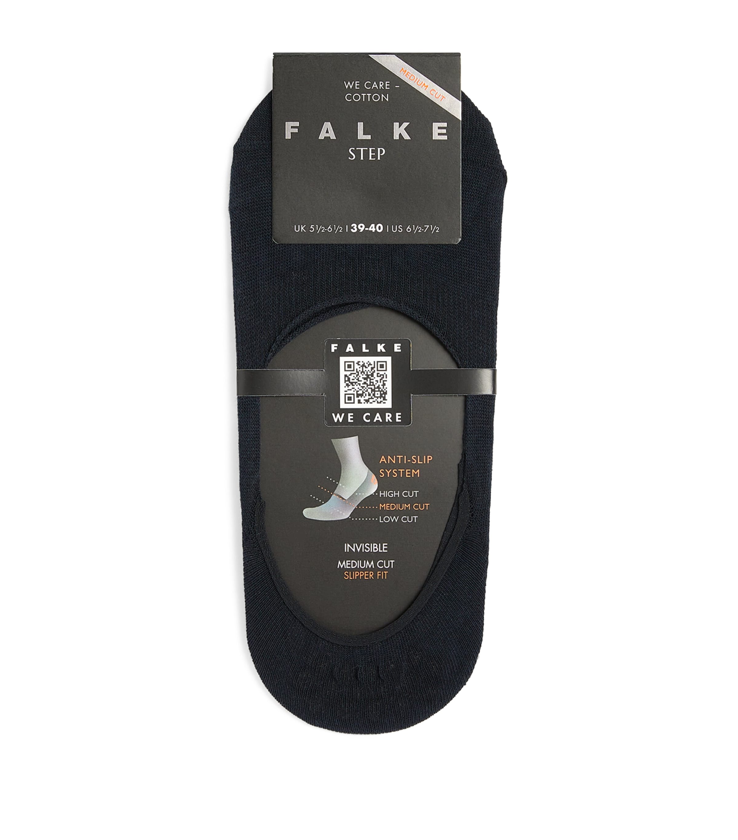 Falke Step Medium-cut No Show Socks In Navy